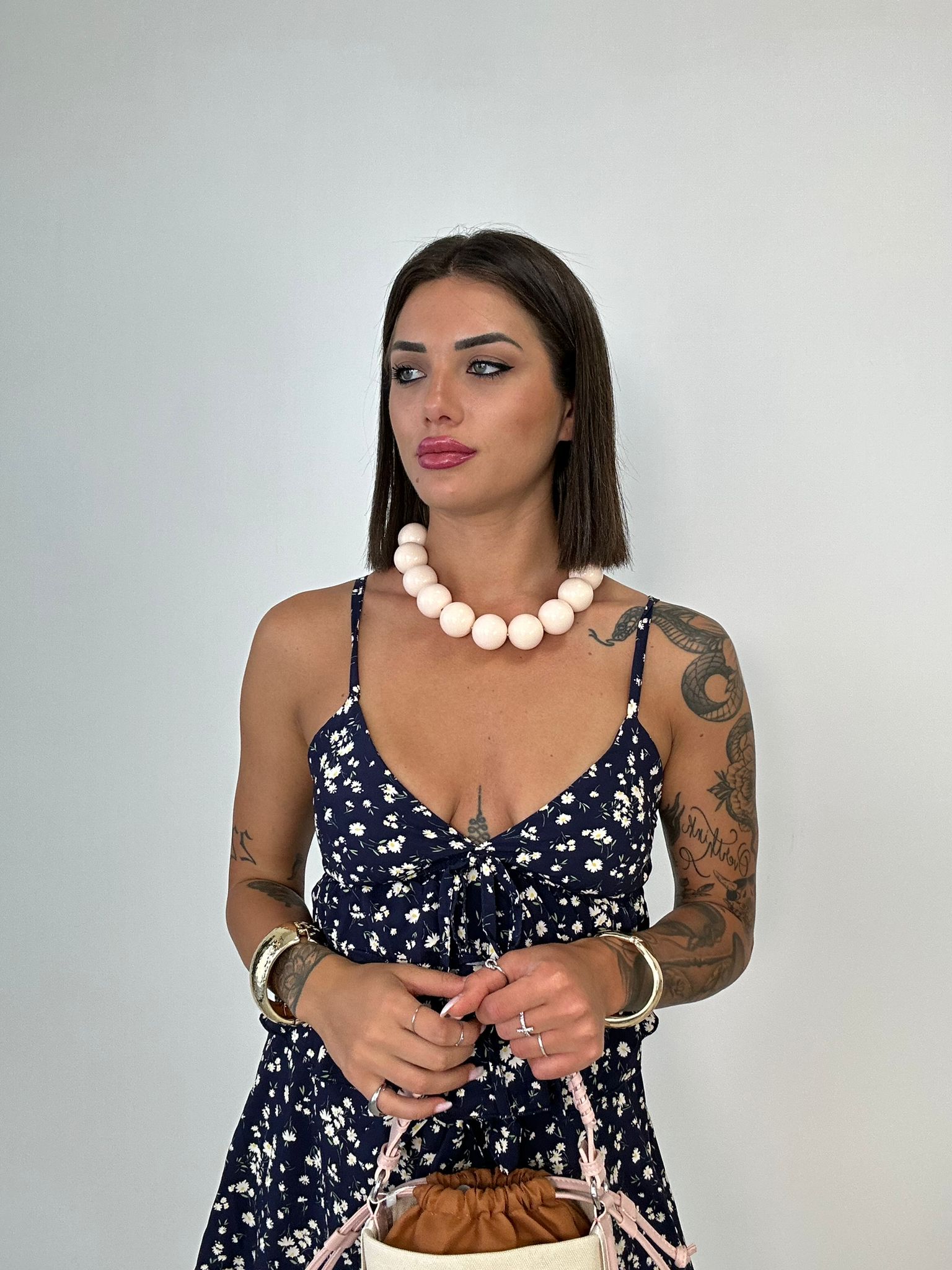 Coordinato Deborah (Top + Pantaloncino) Blu