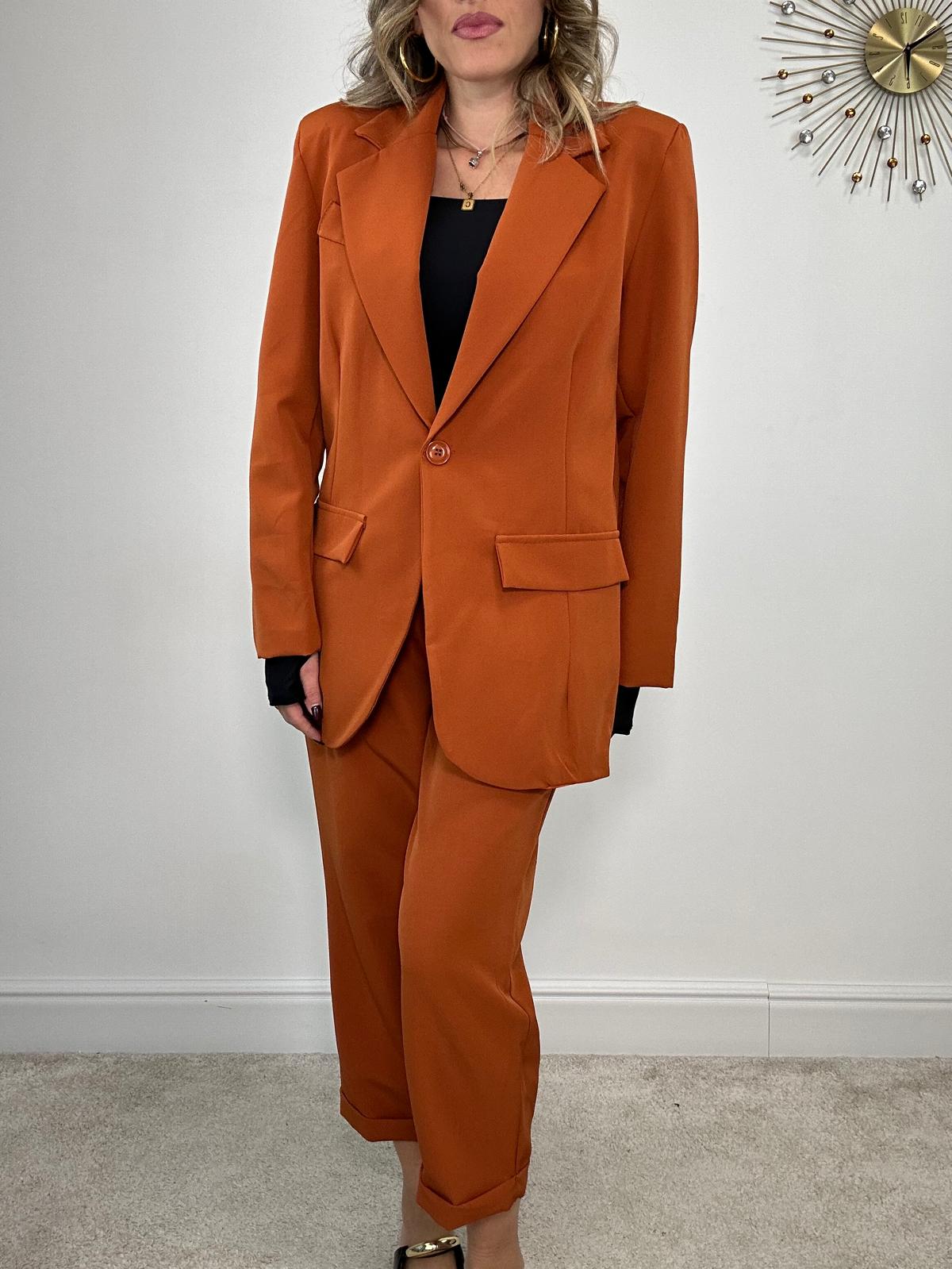 Tailleur Barcellona (Blazer + Pantalone) - Arancio