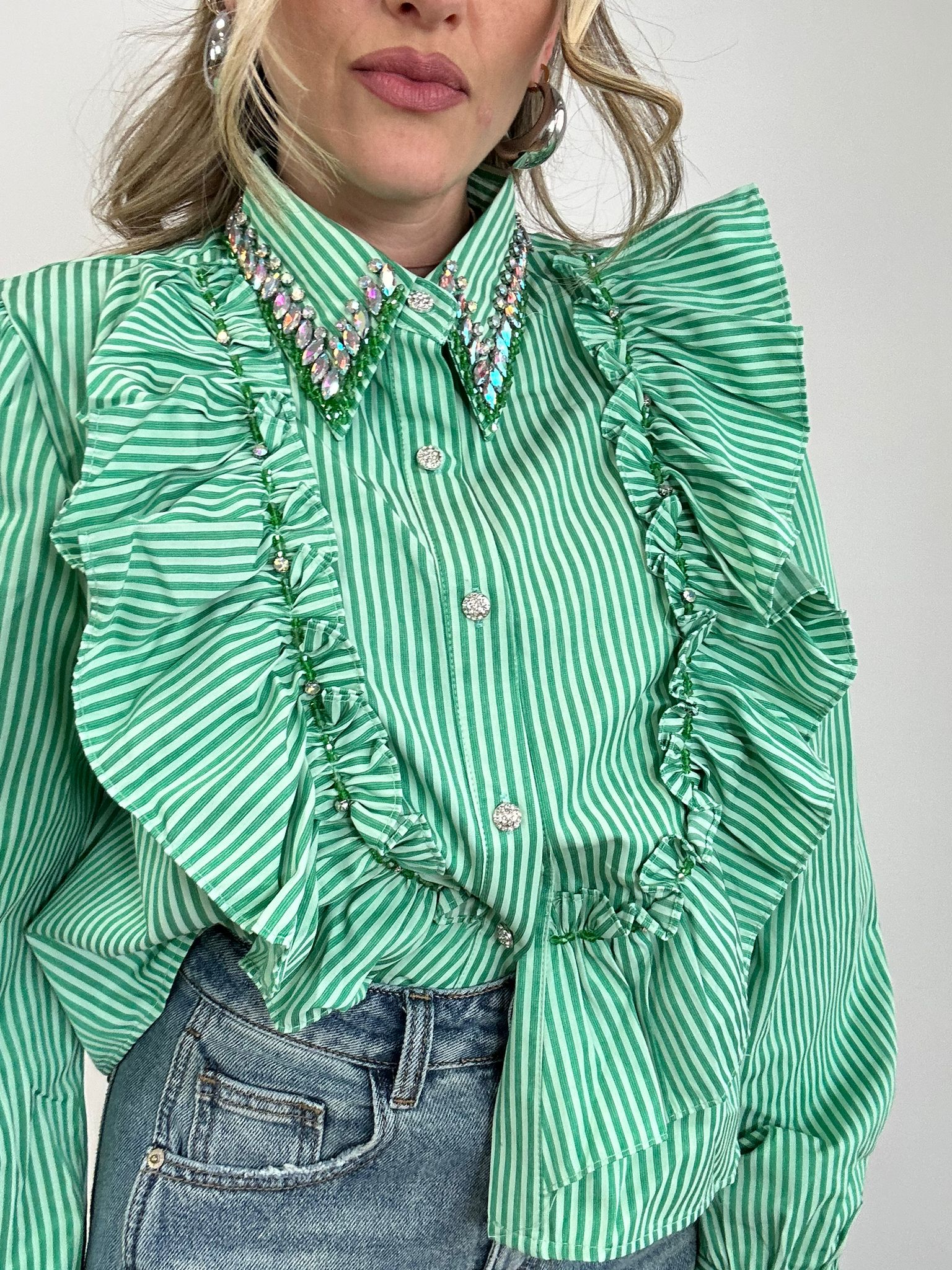 Camicetta W19056 - Verde