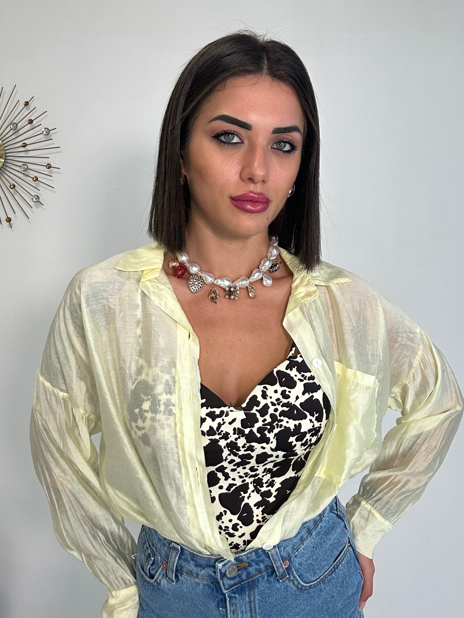 Camicia Basic - Gialla