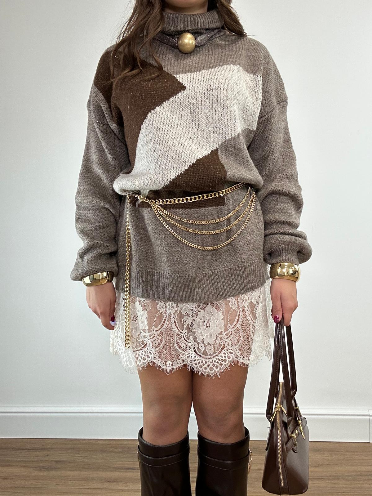 PREORDINE IN ARRIVO 25 NOVEMBRE - Abito 25865 - Fango