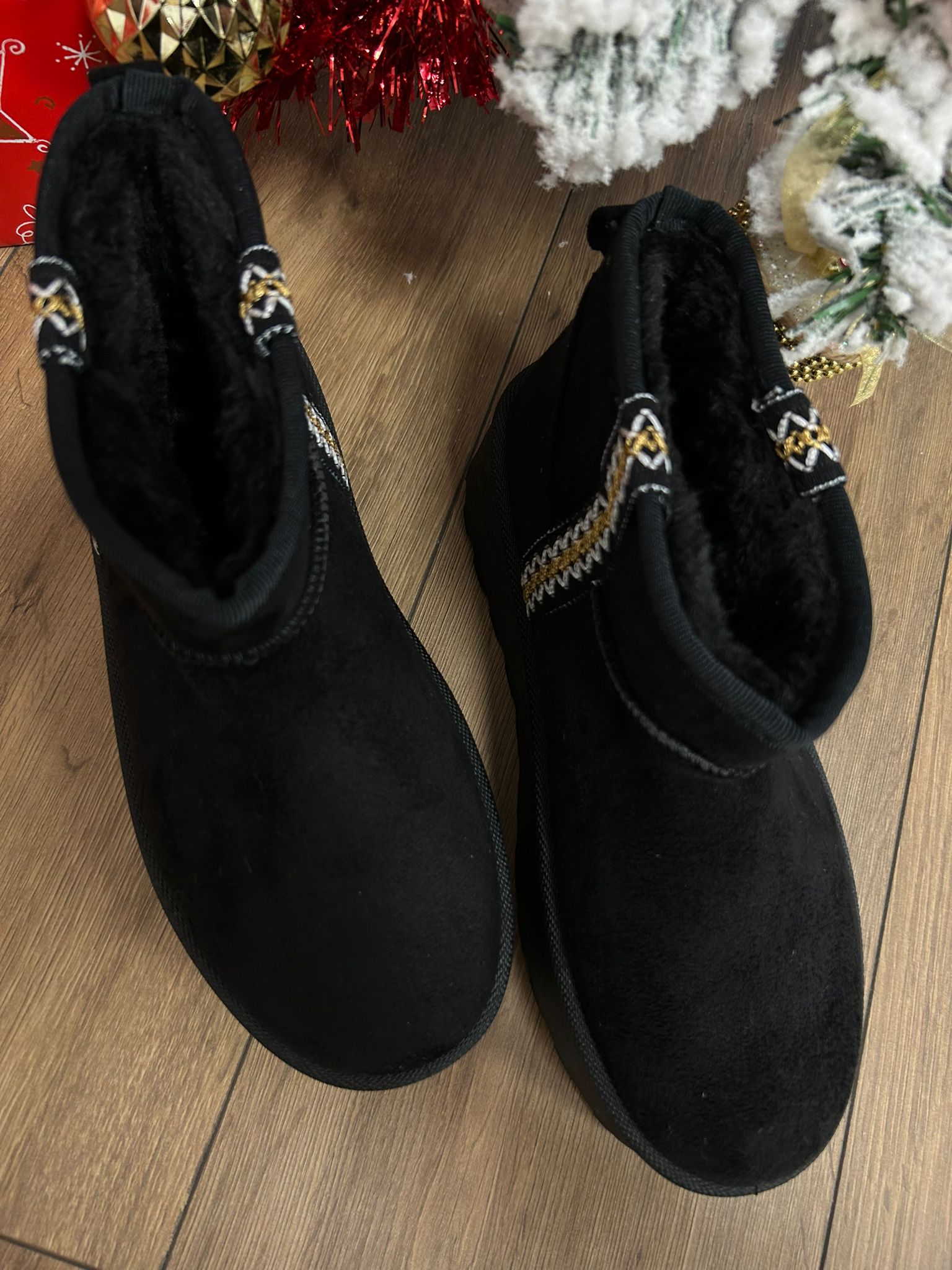 Slippers a stivaletto Nero