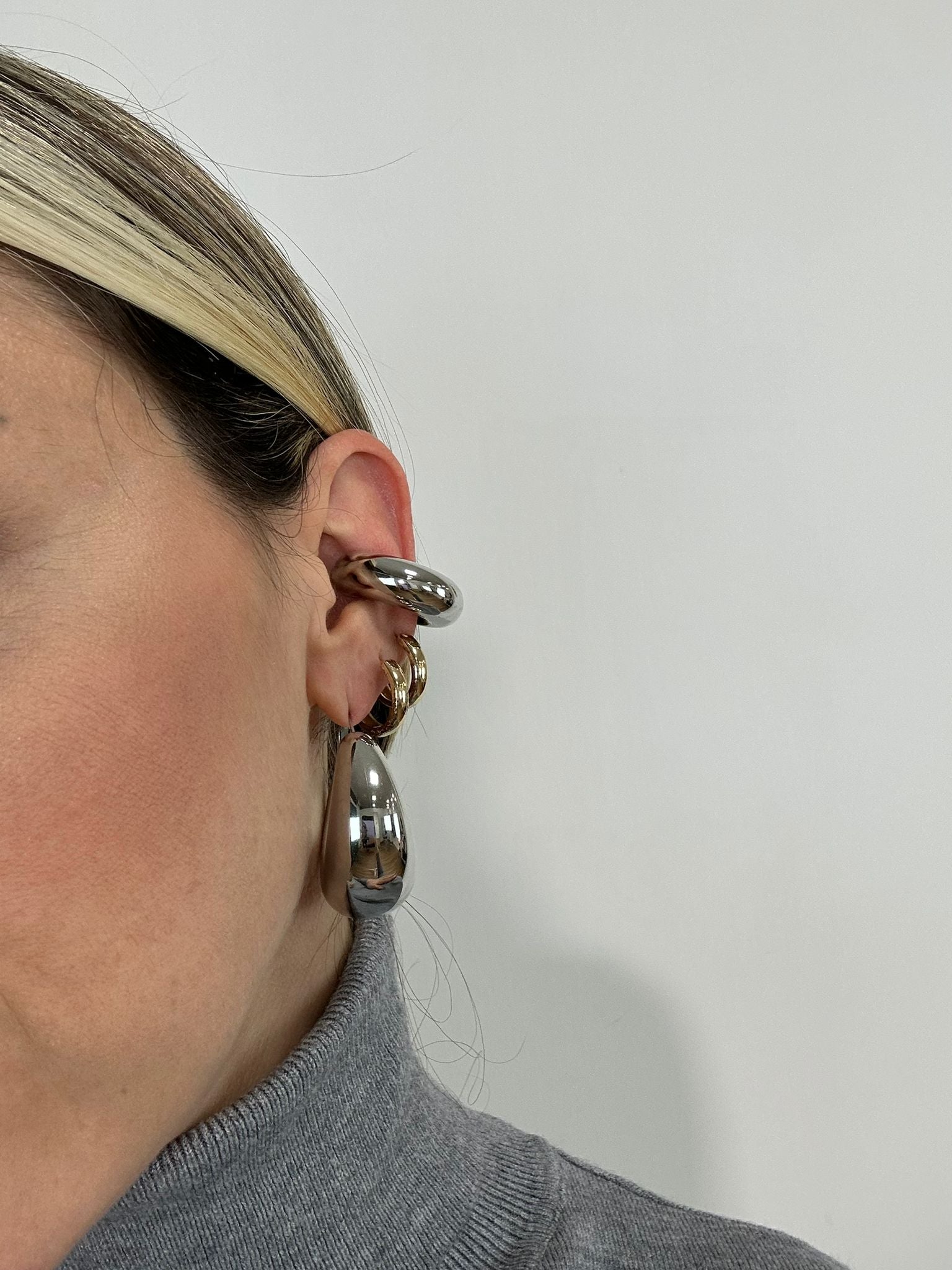 Ear cuff grande - Argento