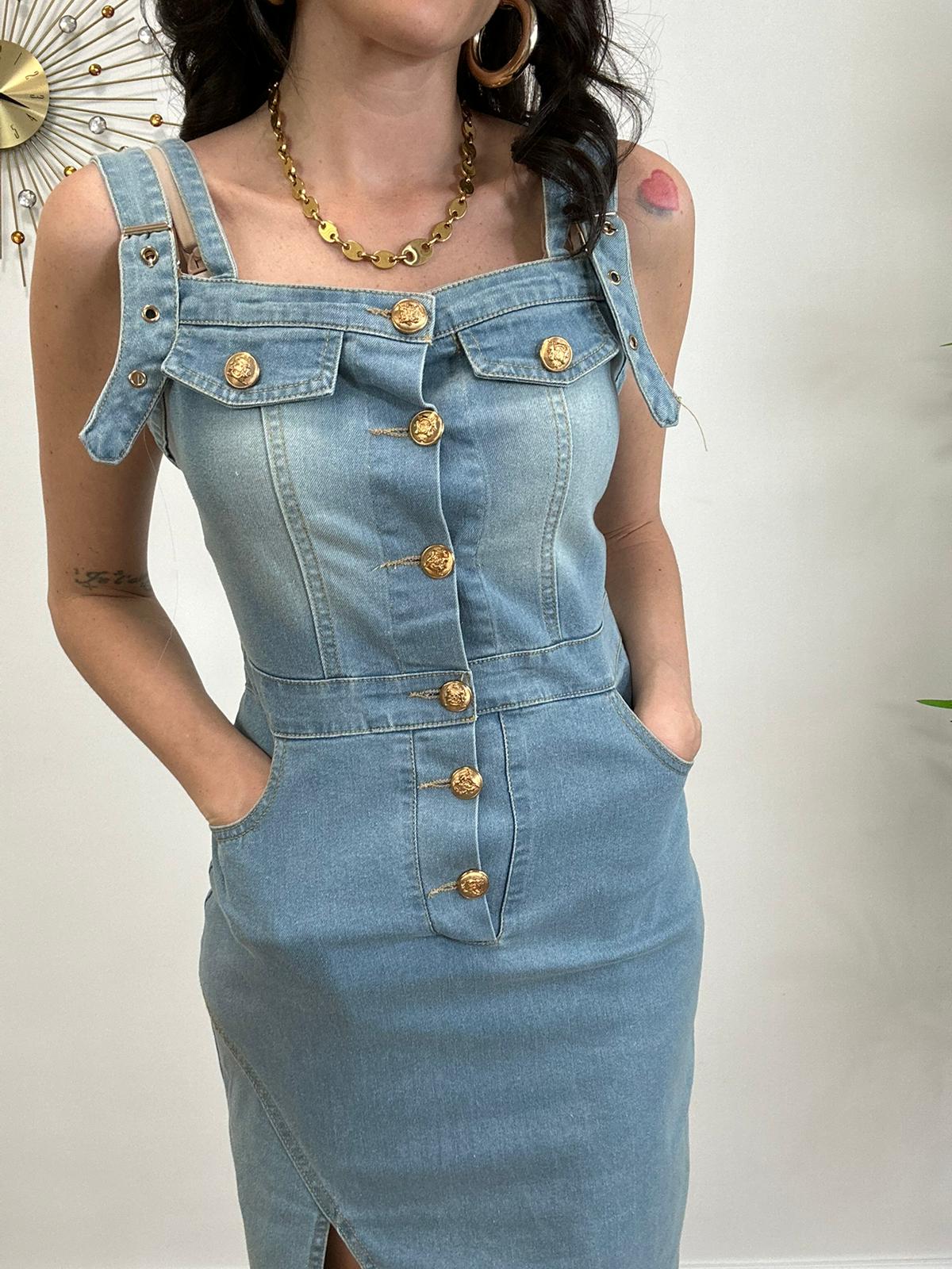 Abito denim W9461