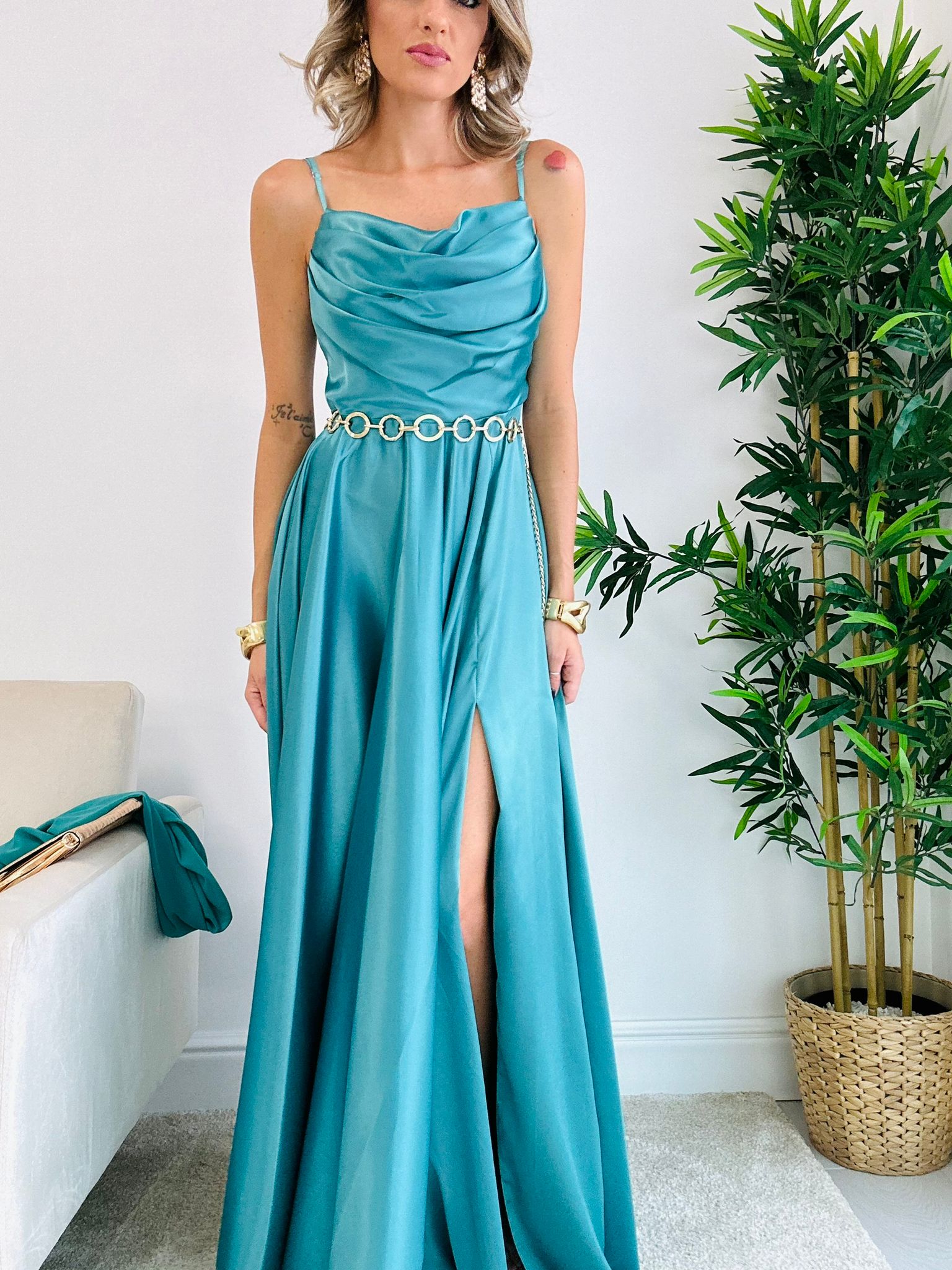 Robe Andromède - Turquoise
