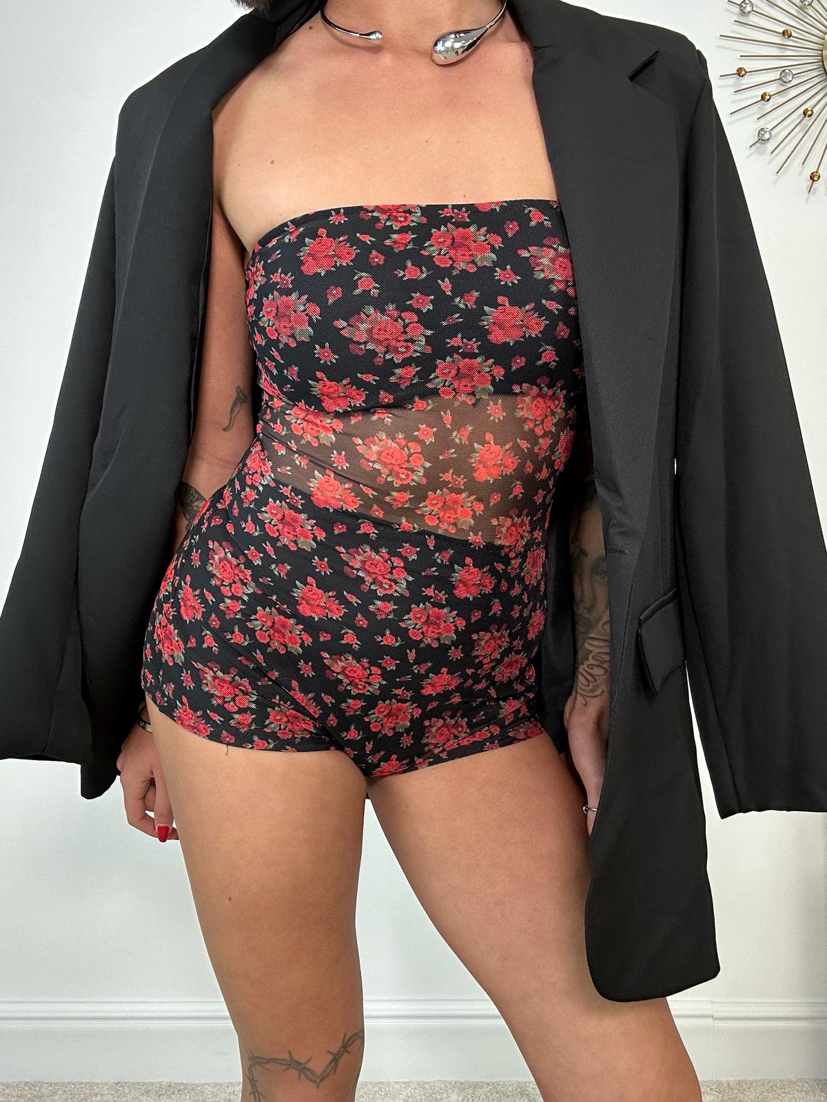 Tutina Floreale - Fondo Nero