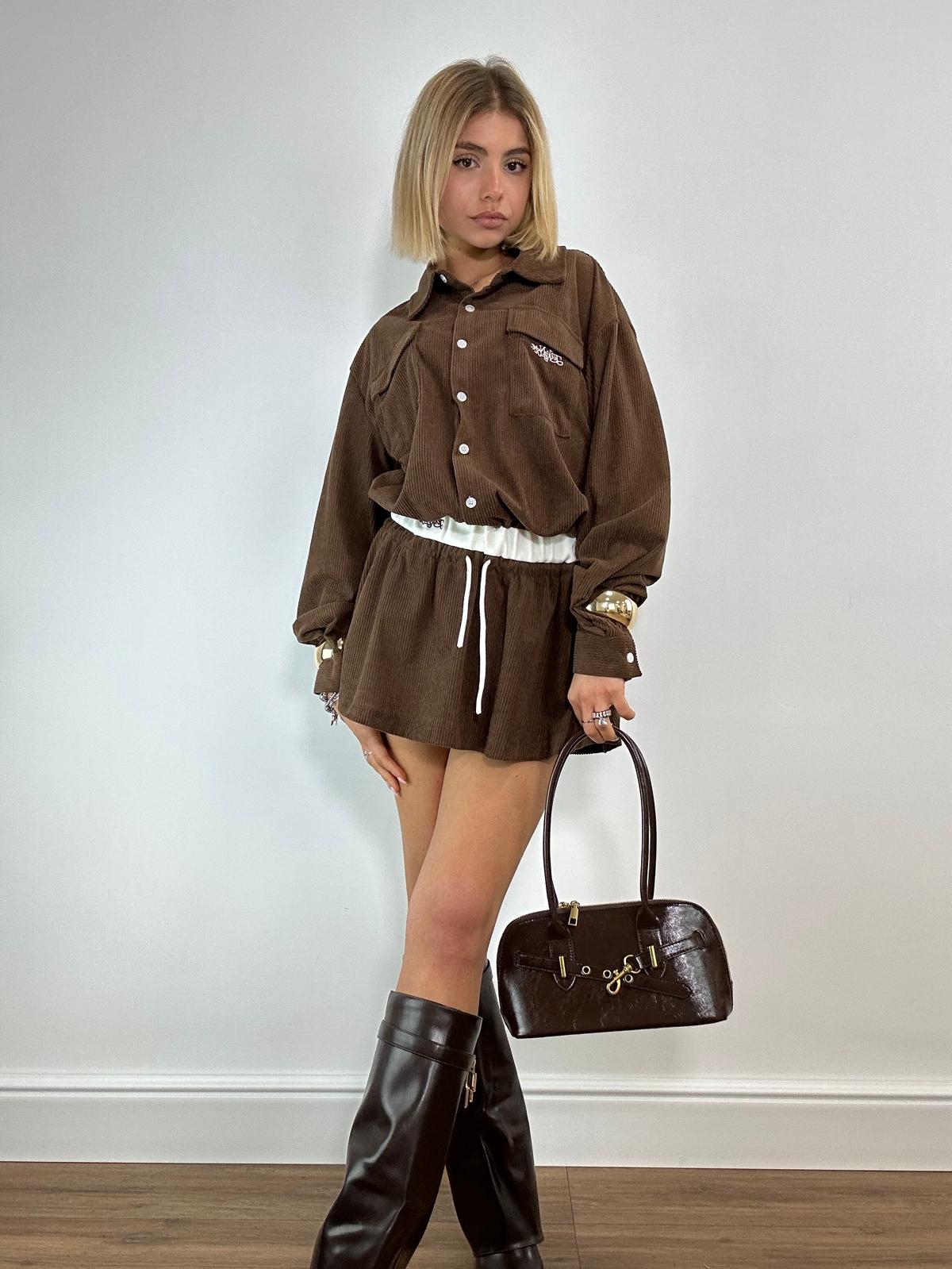 Abito W29225 - Marrone