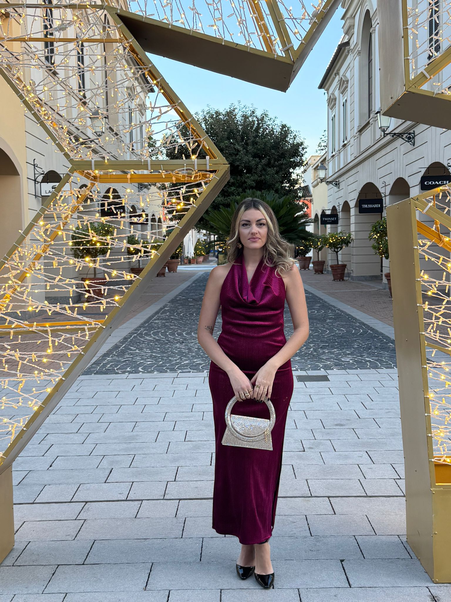 Abito KK12412 - Bordeaux