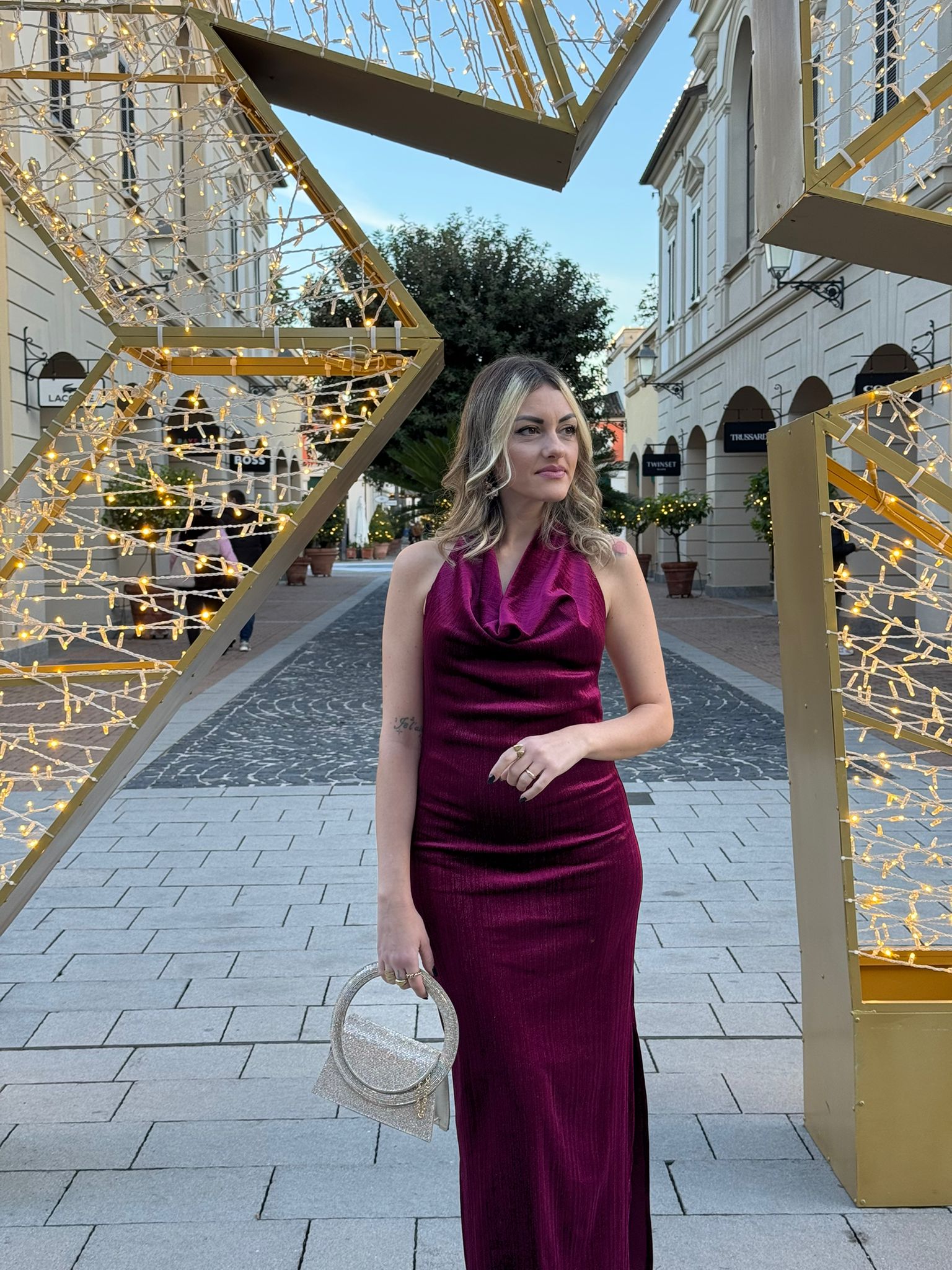 Abito KK12412 - Bordeaux