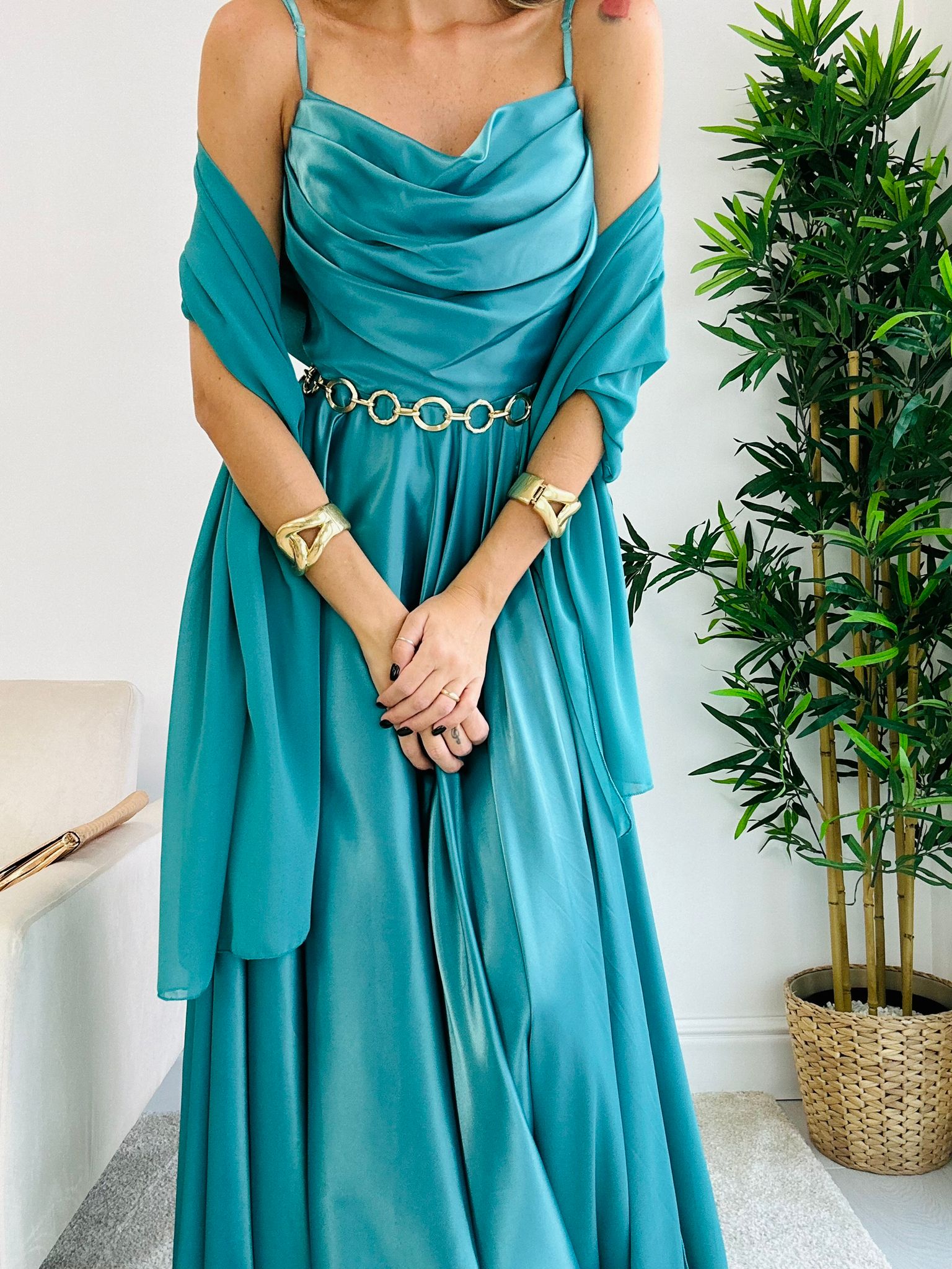 Robe Andromède - Turquoise