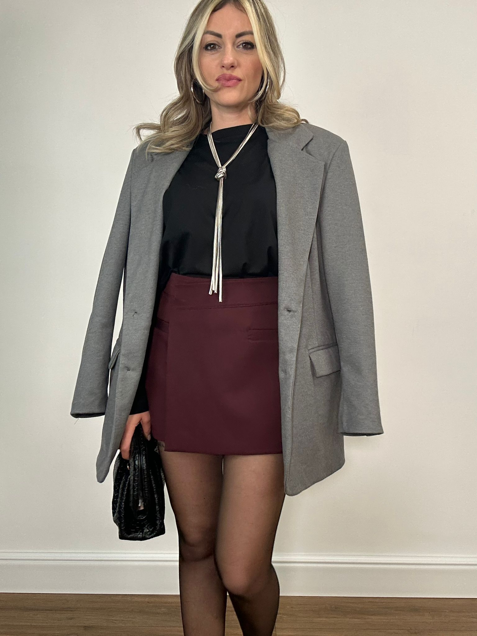 Gonna Pantaloncino 3644 - Bordeaux