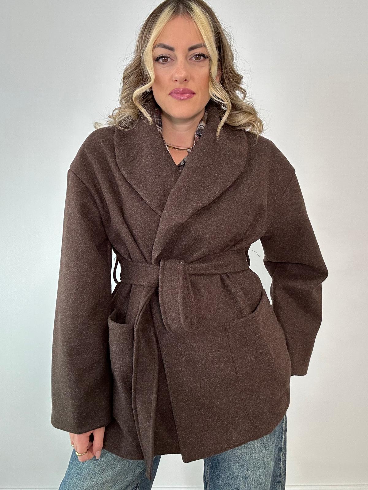 Cappotto M11146 - Marrone
