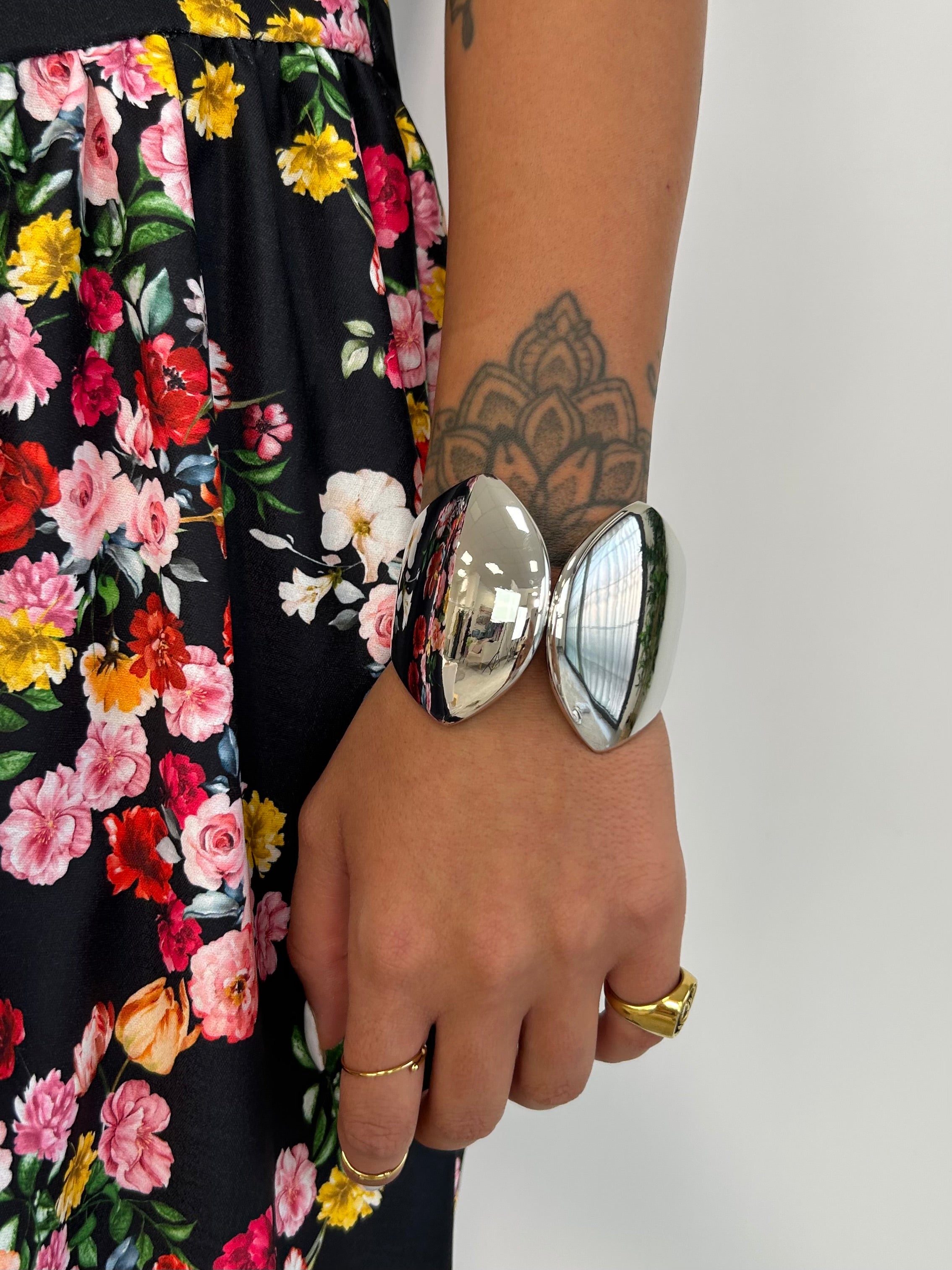 Bracciale con molla - Argento