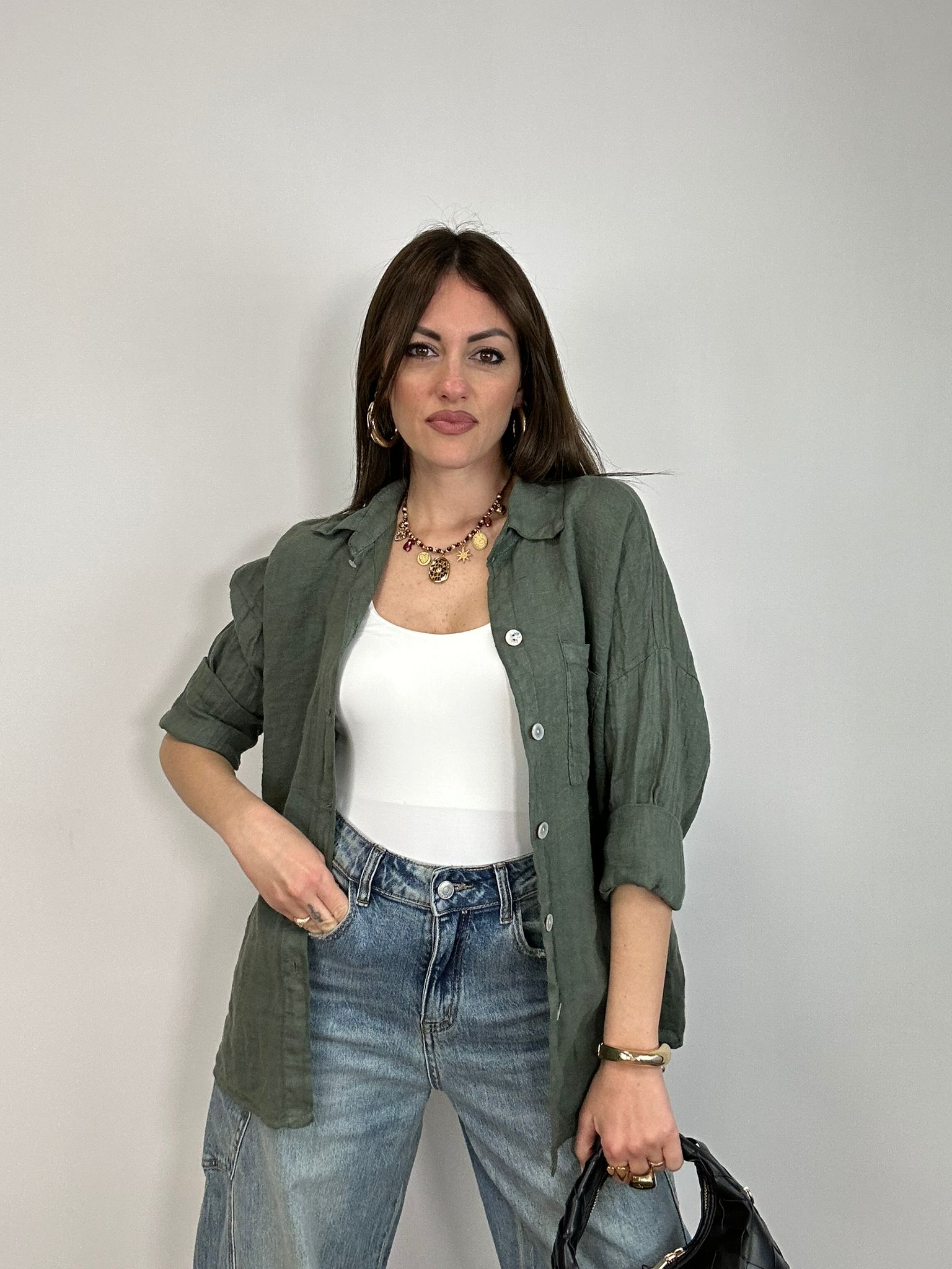 Camicia 25135 - Verde