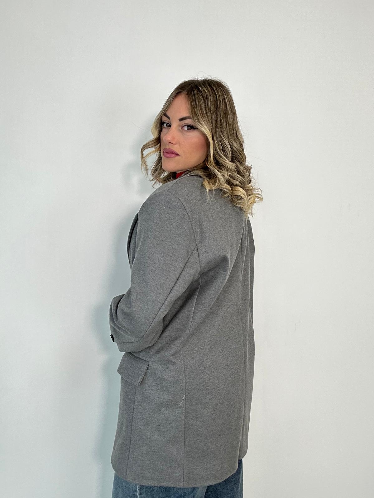 Giacca a Cappotto 6118 - Grigio
