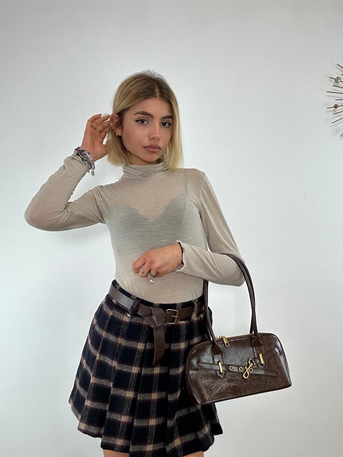 Gonna Pantaloncino 25719 - Blu e Prugna