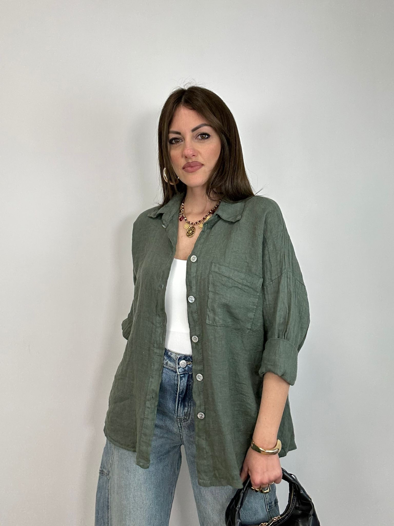 Camicia 25135 - Verde