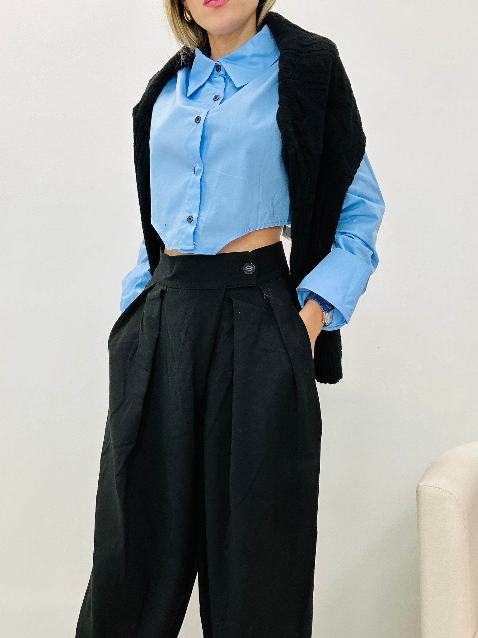 Pantalone Enna - Nero -