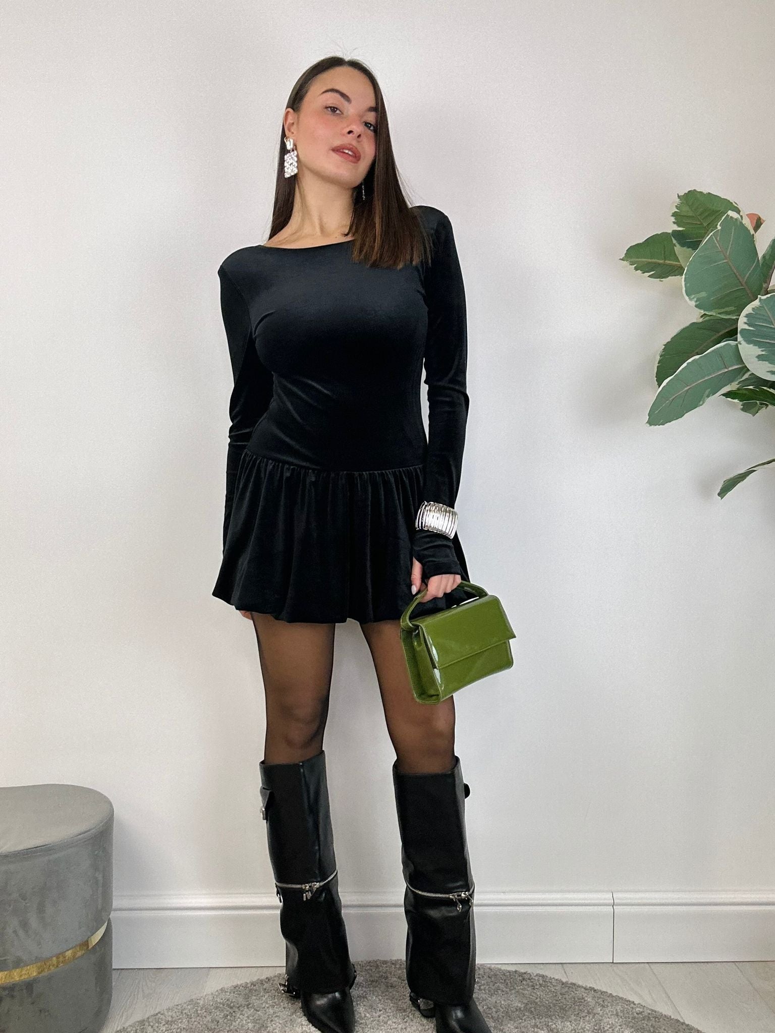 Sissi-Kleid - Schwarz