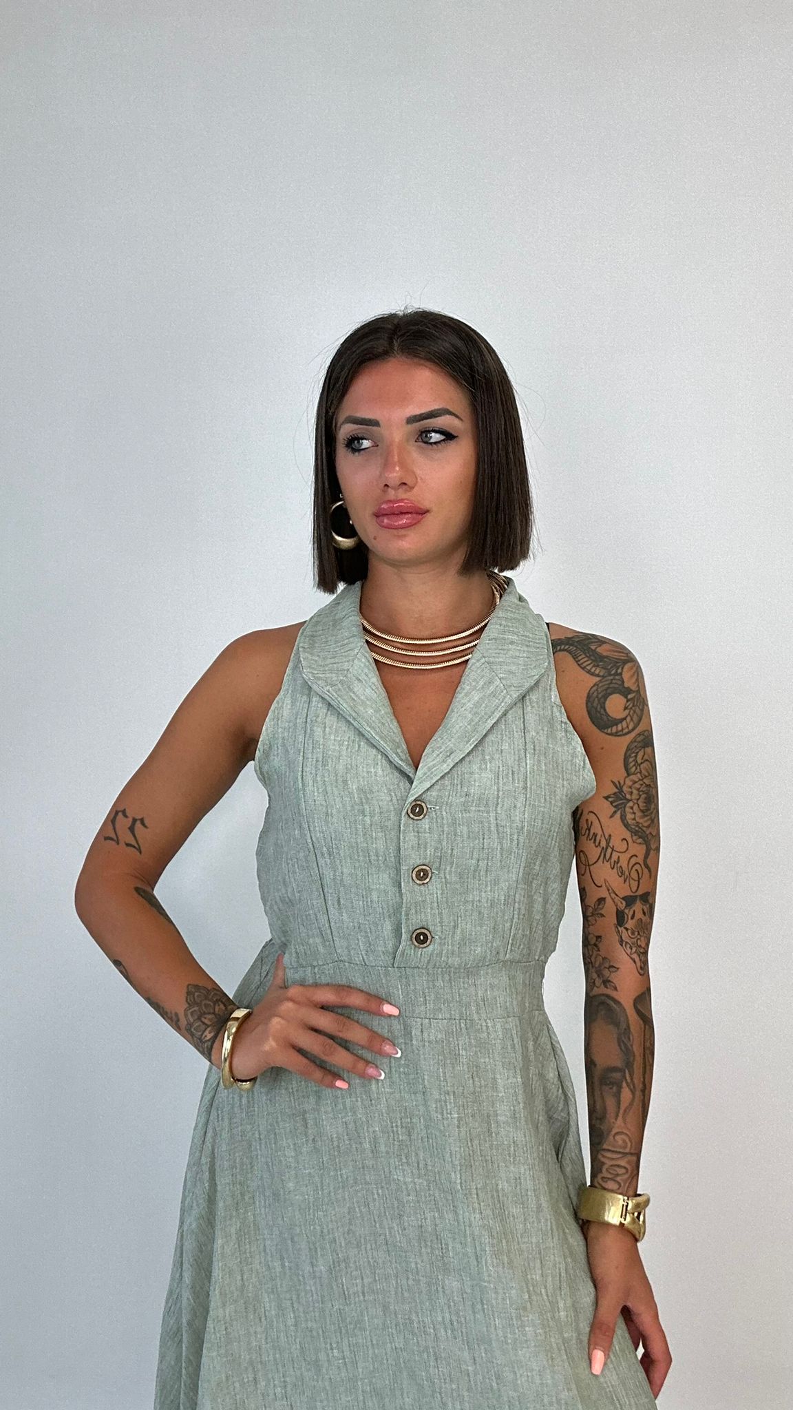 Abito Marika - Verde
