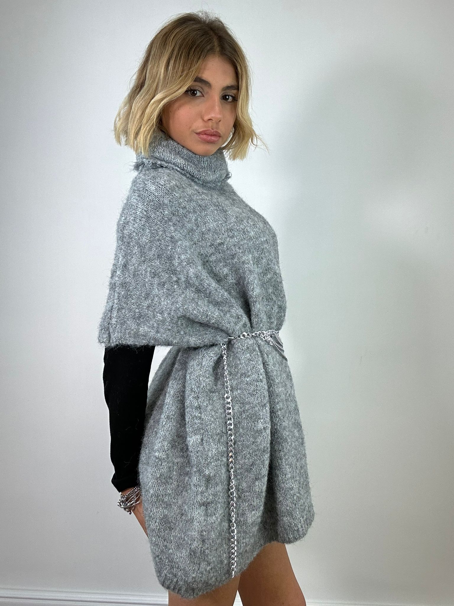 Maxi Maglione 3028 - Grigio