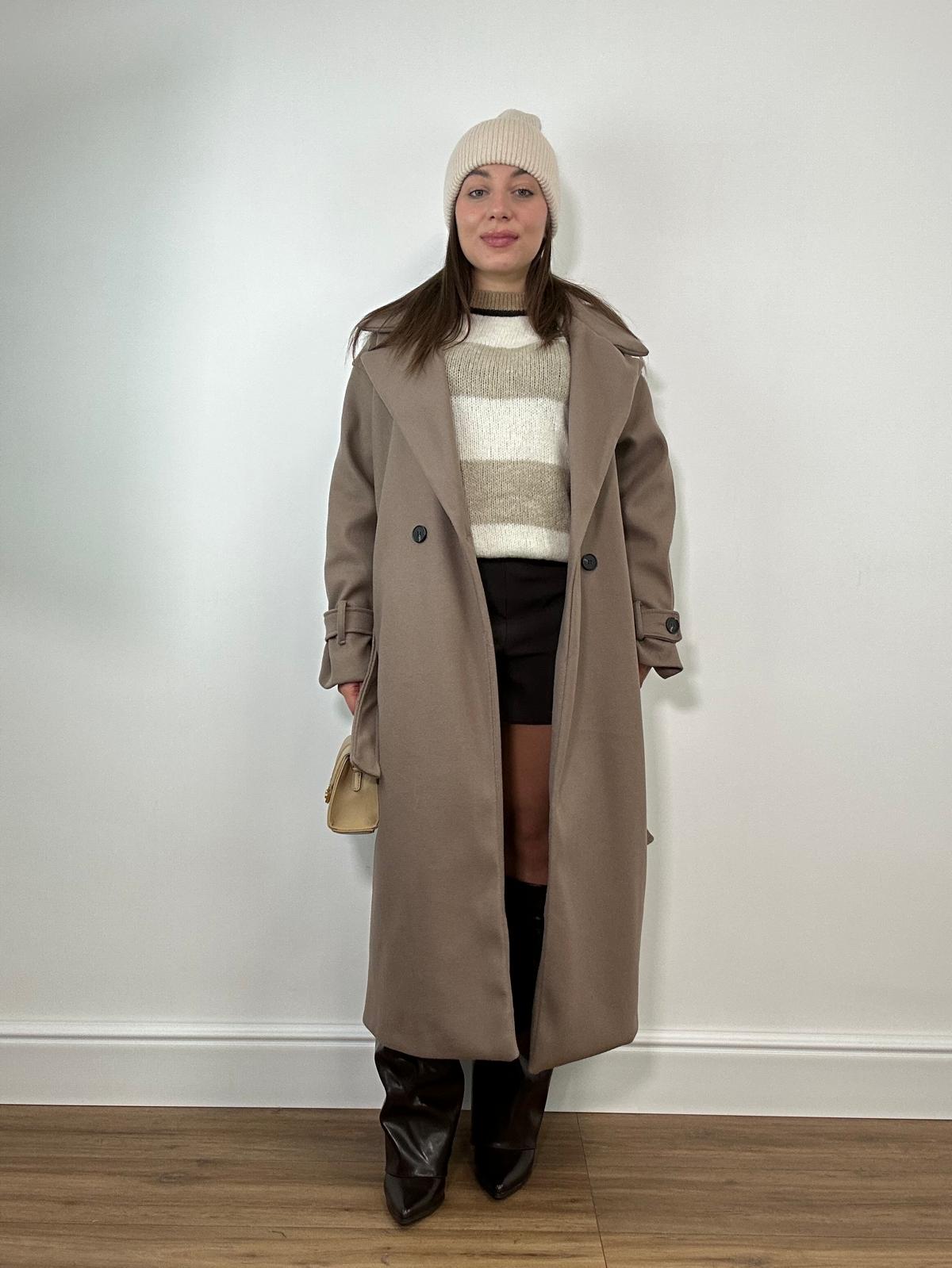 Cappotto M11868 - Tortora