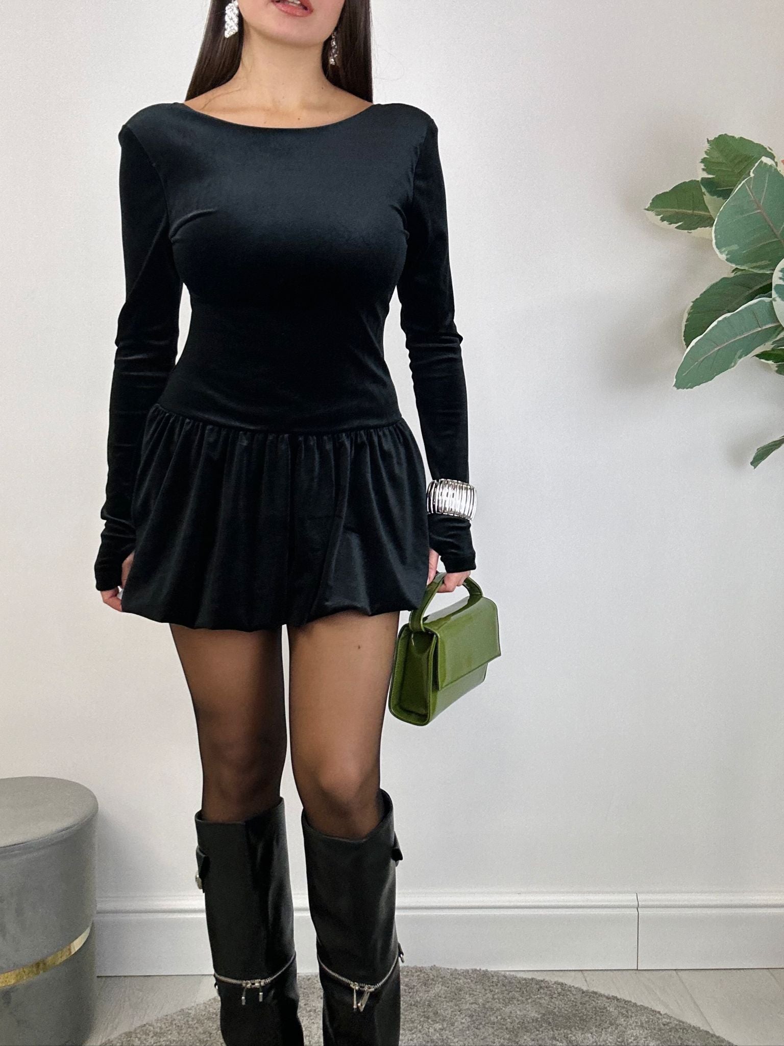 Sissi-Kleid - Schwarz