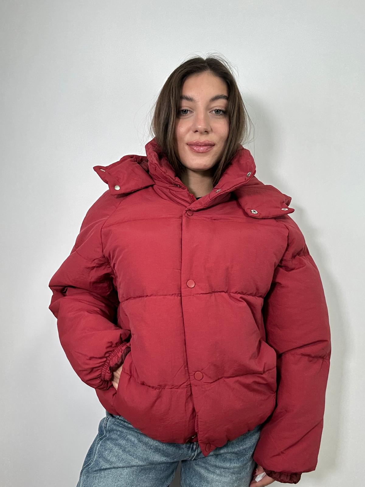 Giubbotto Bomber ALG1003 - Rosso Scuro