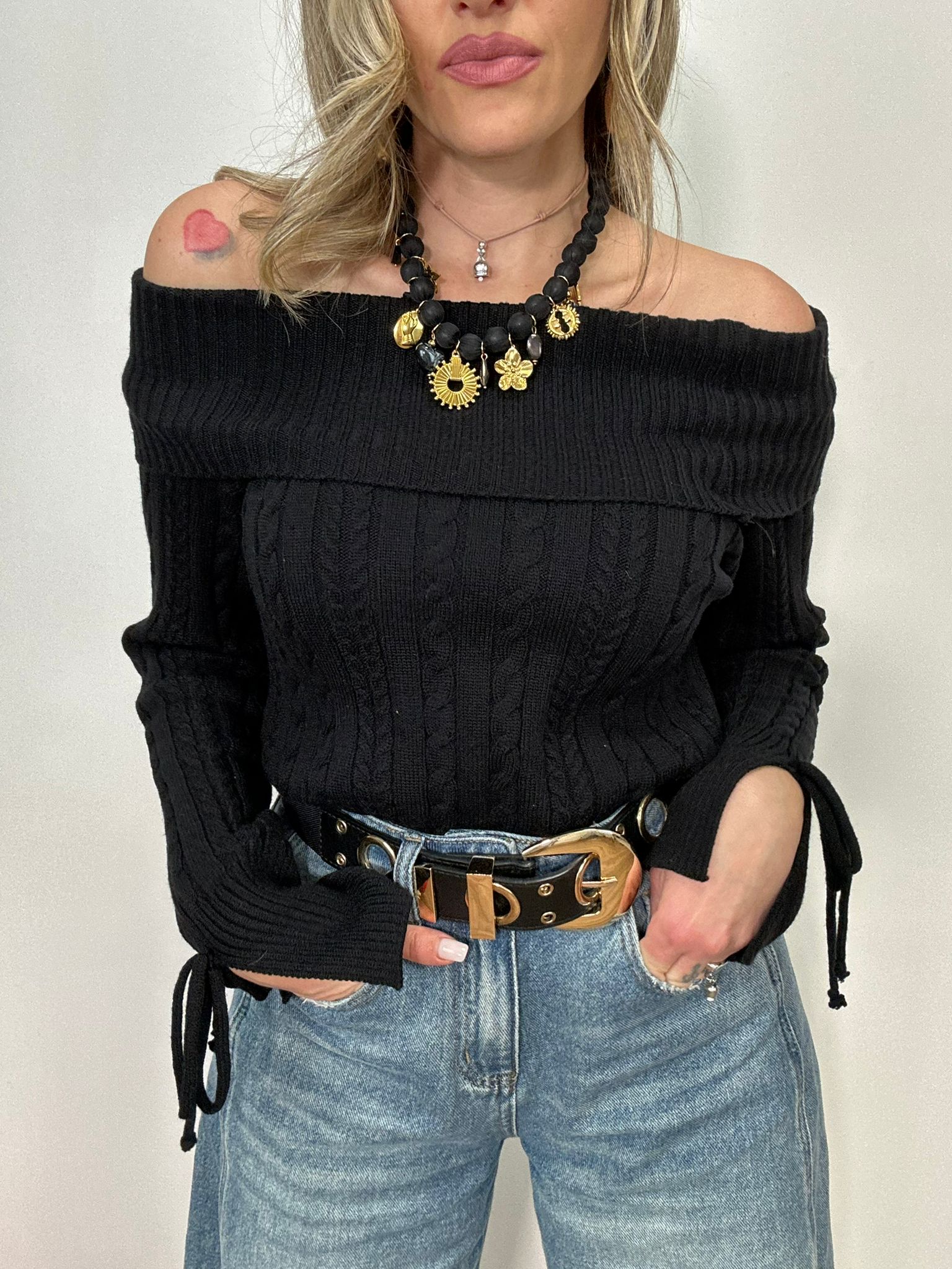 Maglioncino 25900 - Nero