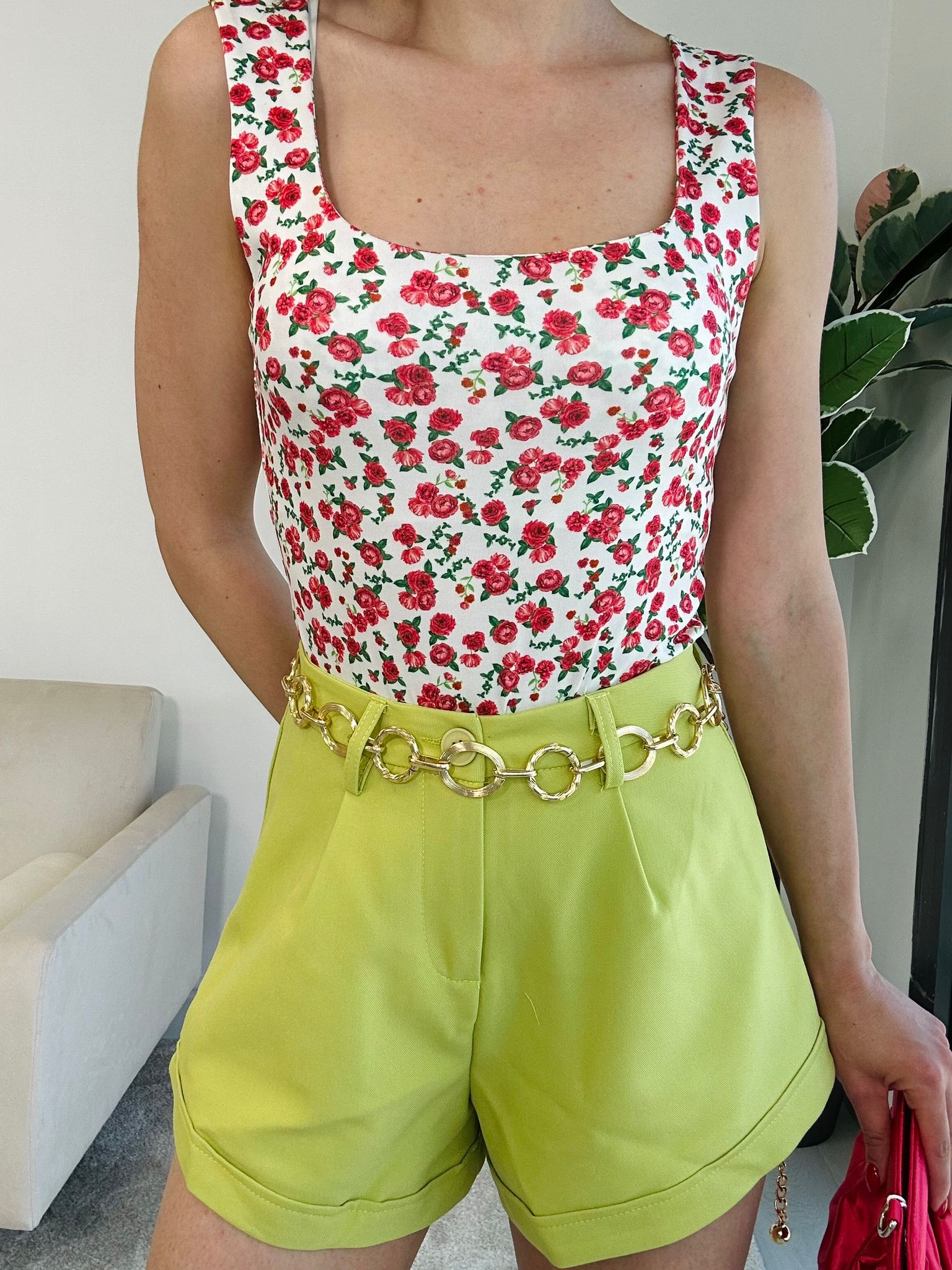 Shorts a campana - Verde Lime