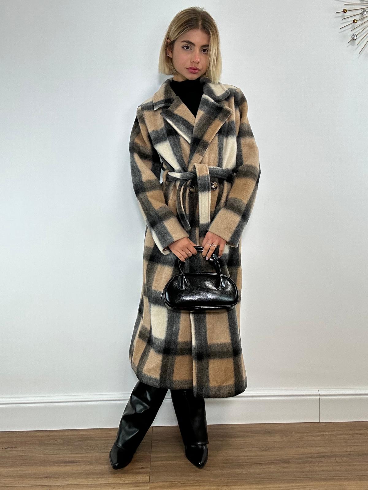 Cappotto IN683507 - Panna e Beige