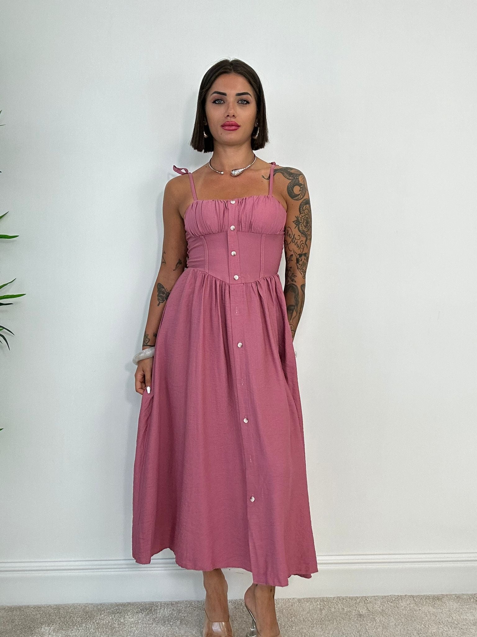 Abito Milena - Rosa Scuro