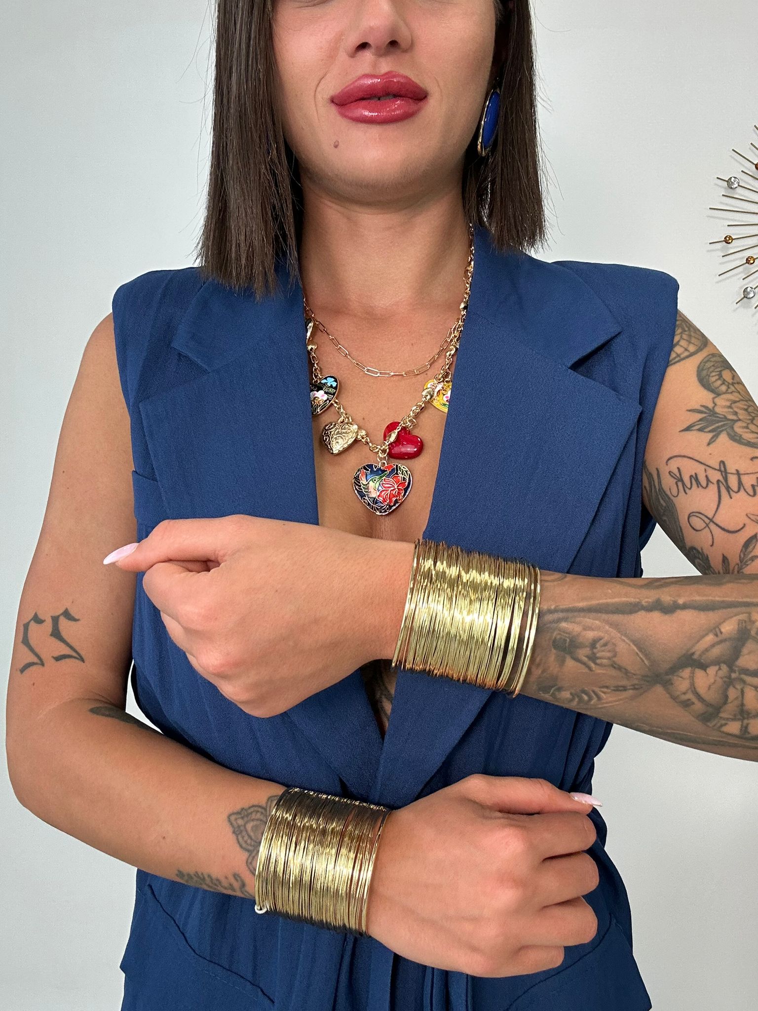 Bracciale con fili - Oro