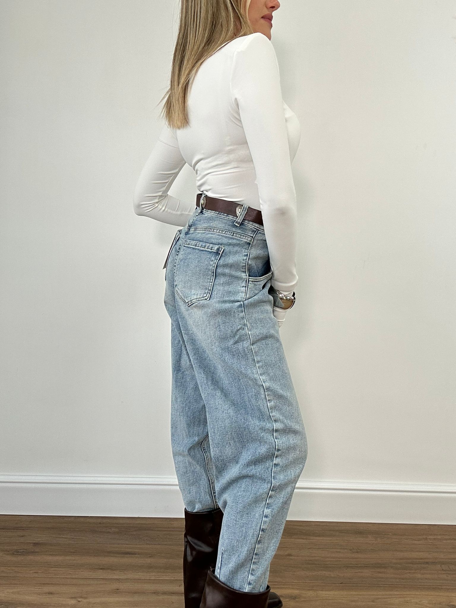 Jeans Balloon SJ1726 - Lavaggio Chiaro