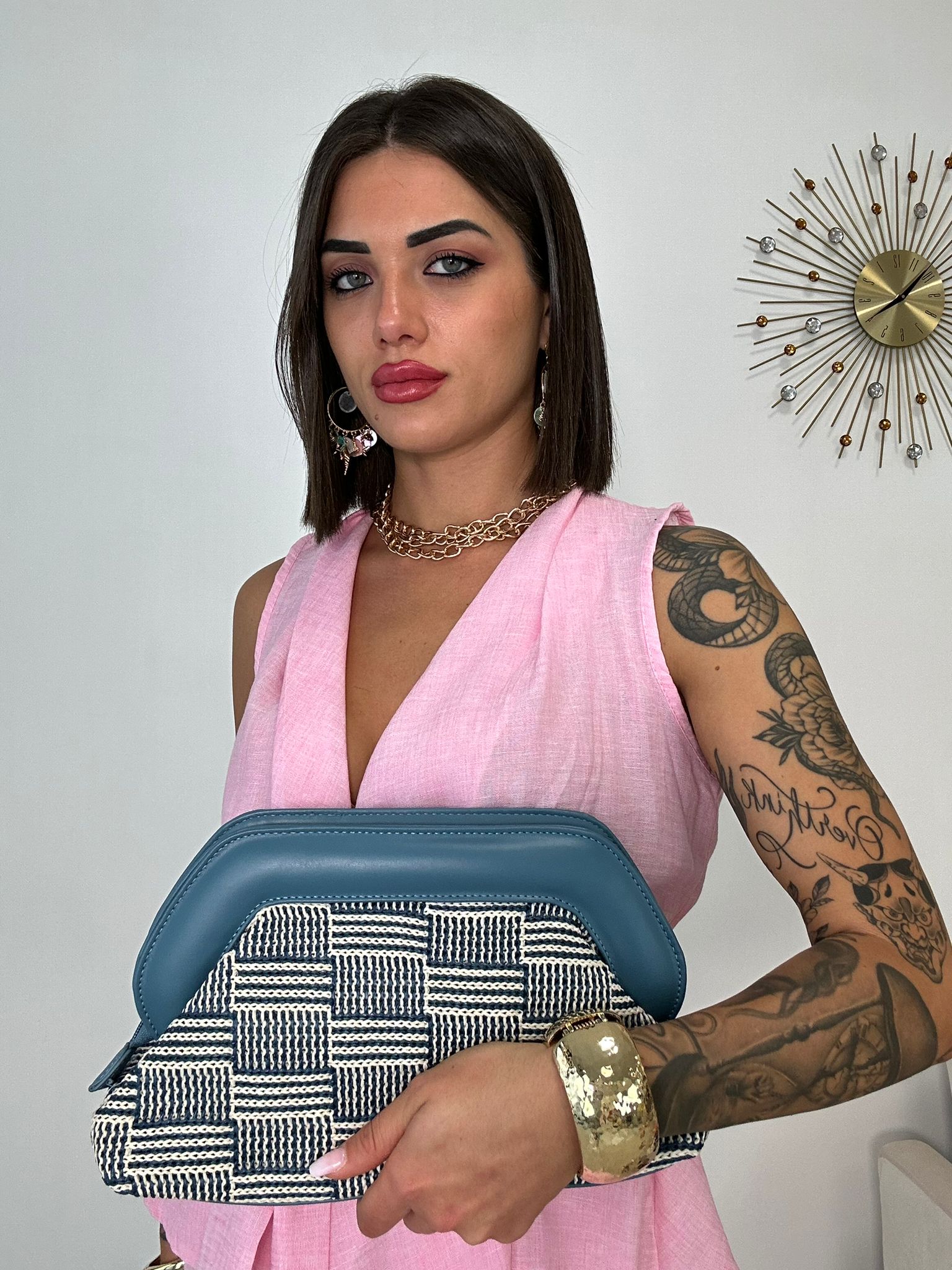 Borsa Intrecciata - Avio