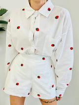 Coordinato Strawberry (Camicia + Pantaloncino)