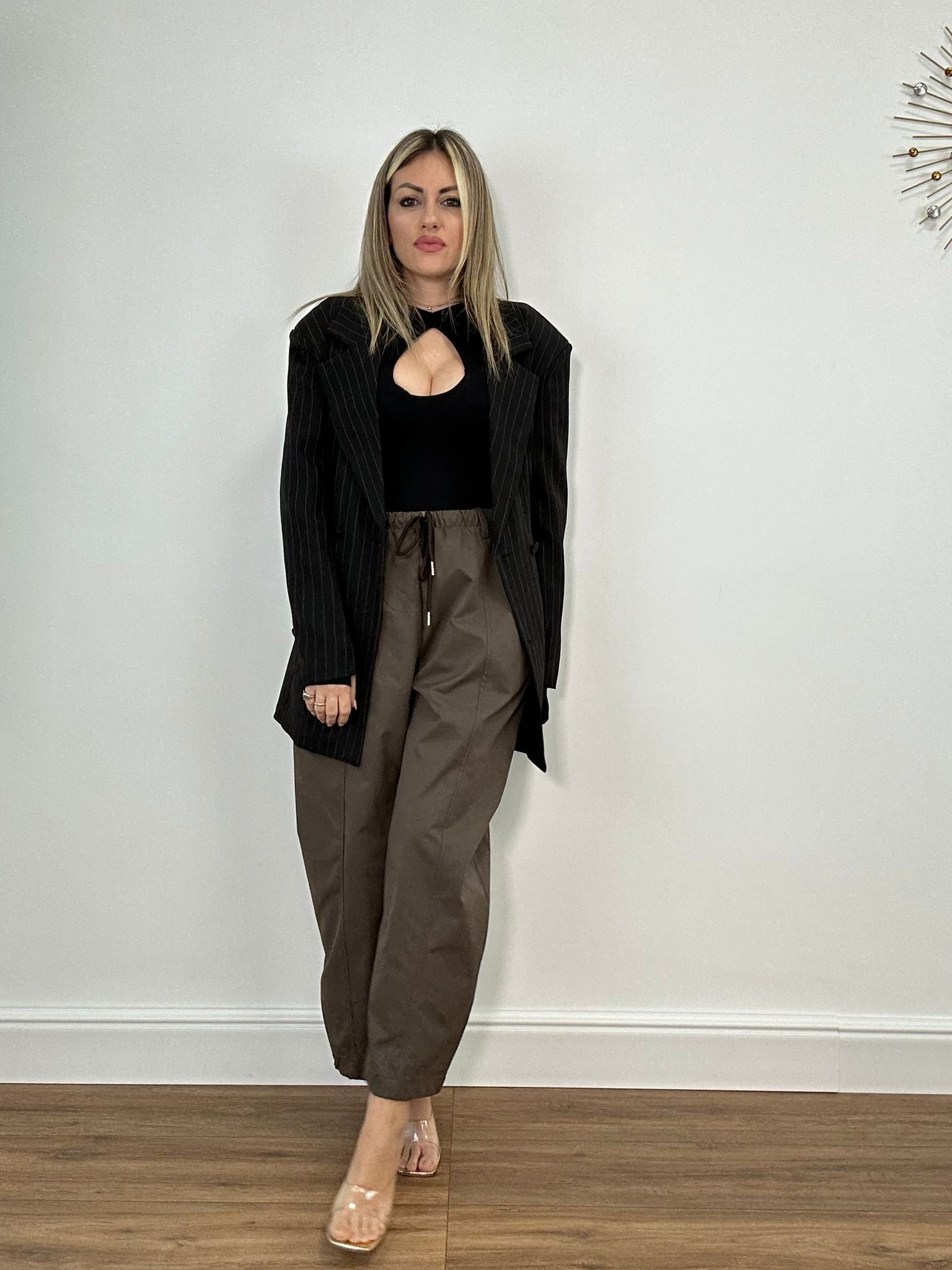 Pantalone 12613P - Marrone