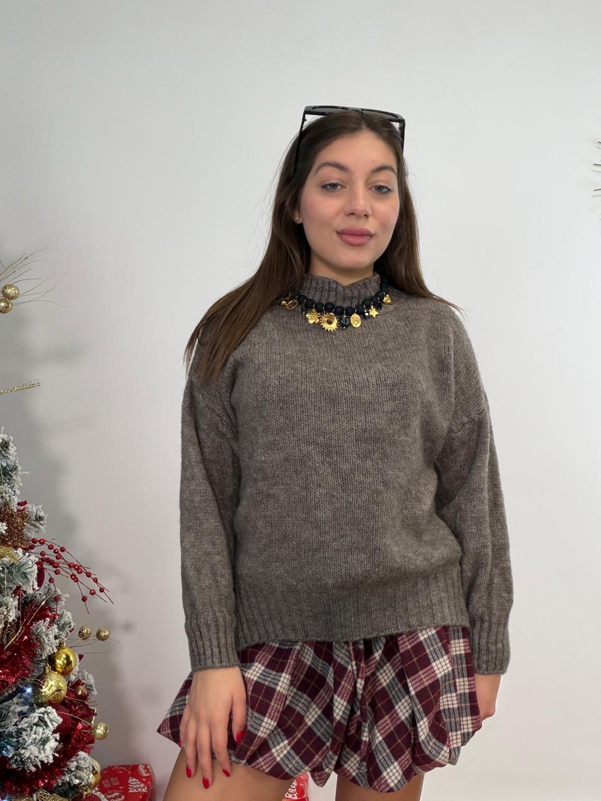 Maglione A2516 - Fango