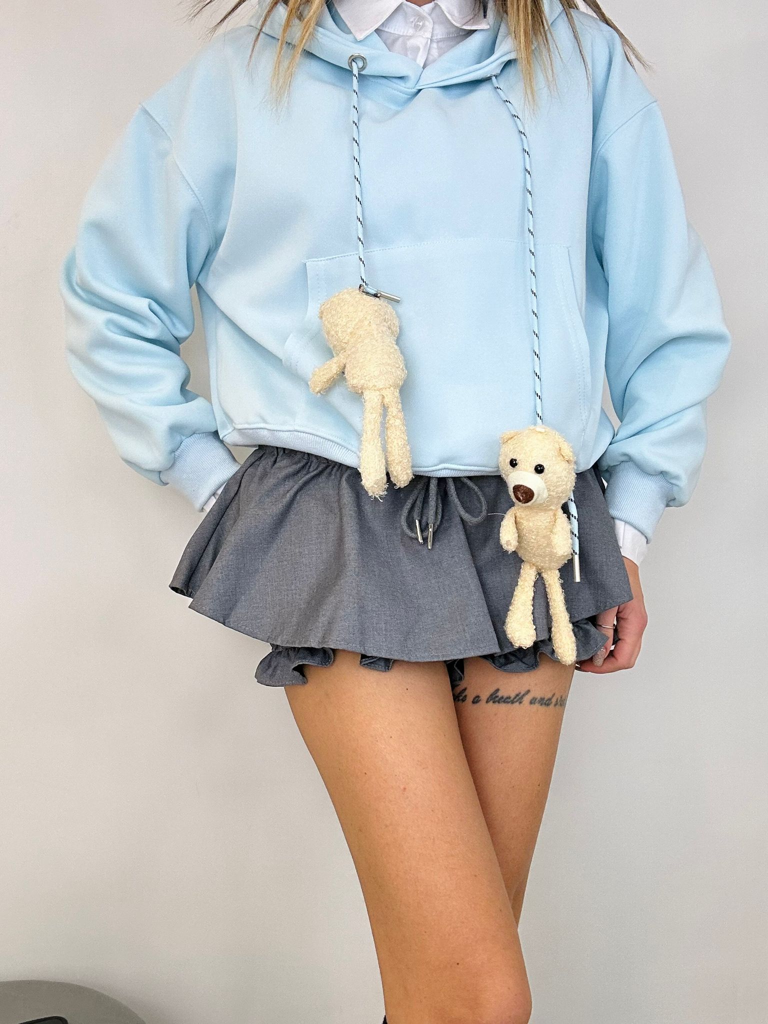 Ballonshorts – Grau