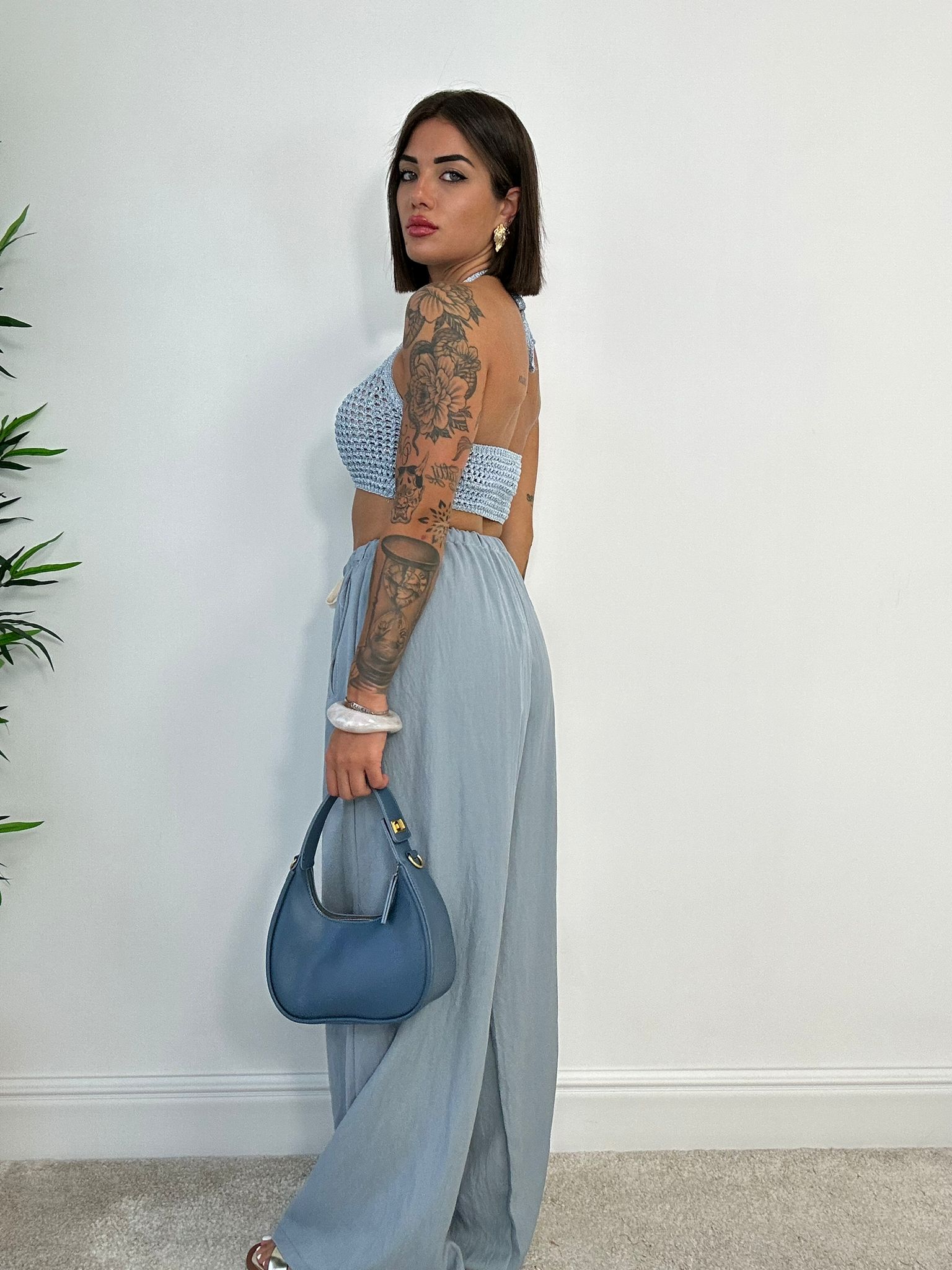 Pantalone Kevin - Azzurro Polvere