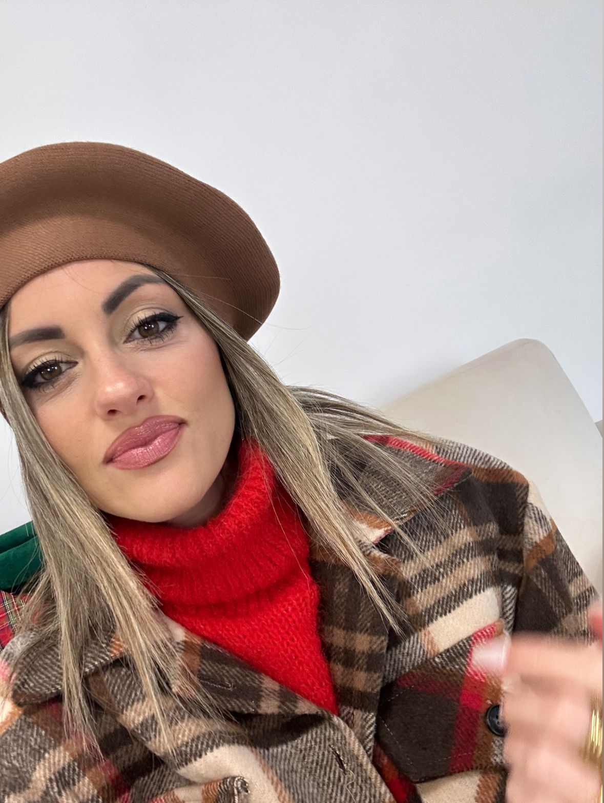 Cappello Basco in Lana - Camel