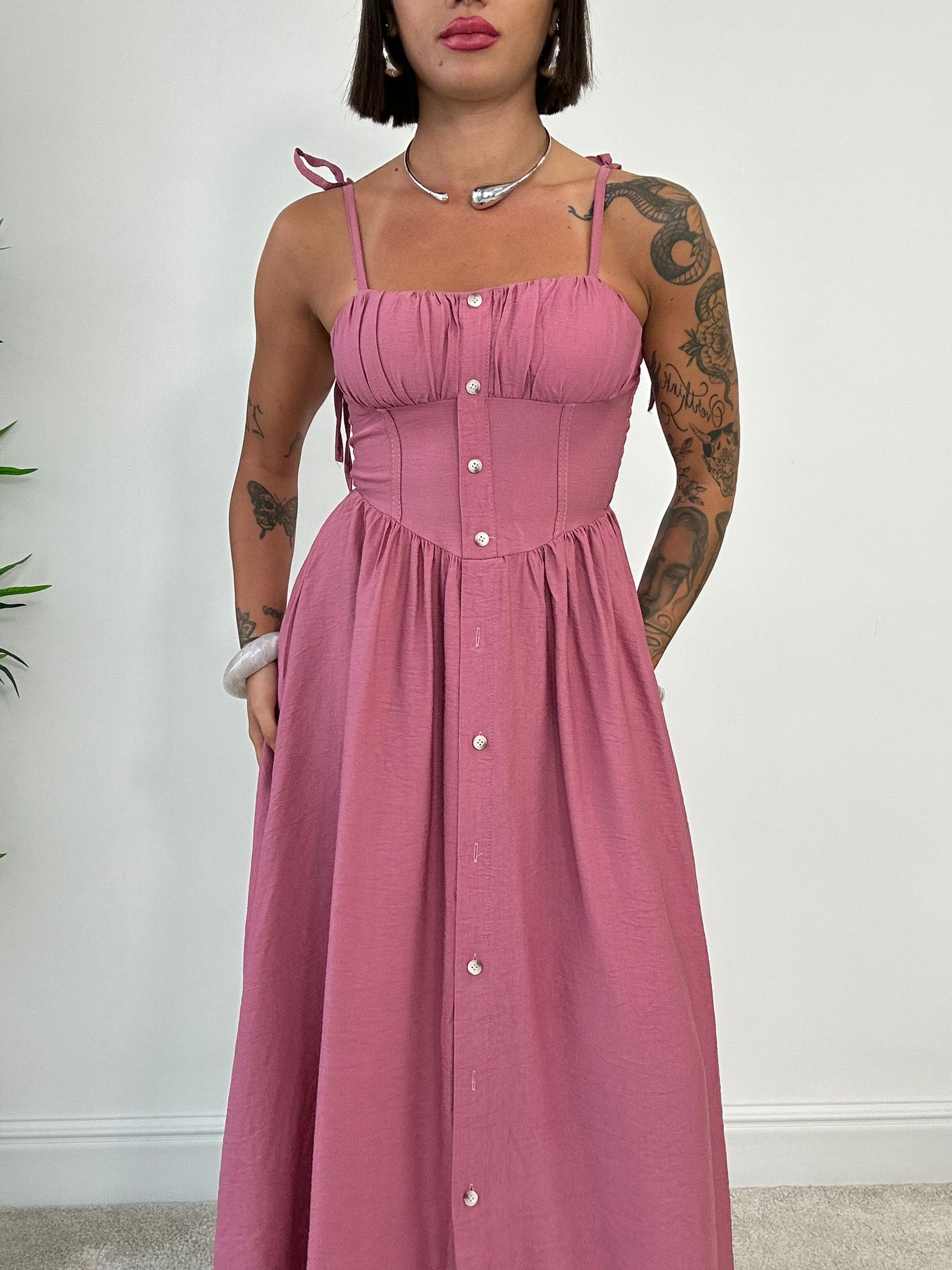 Abito Milena - Rosa Scuro