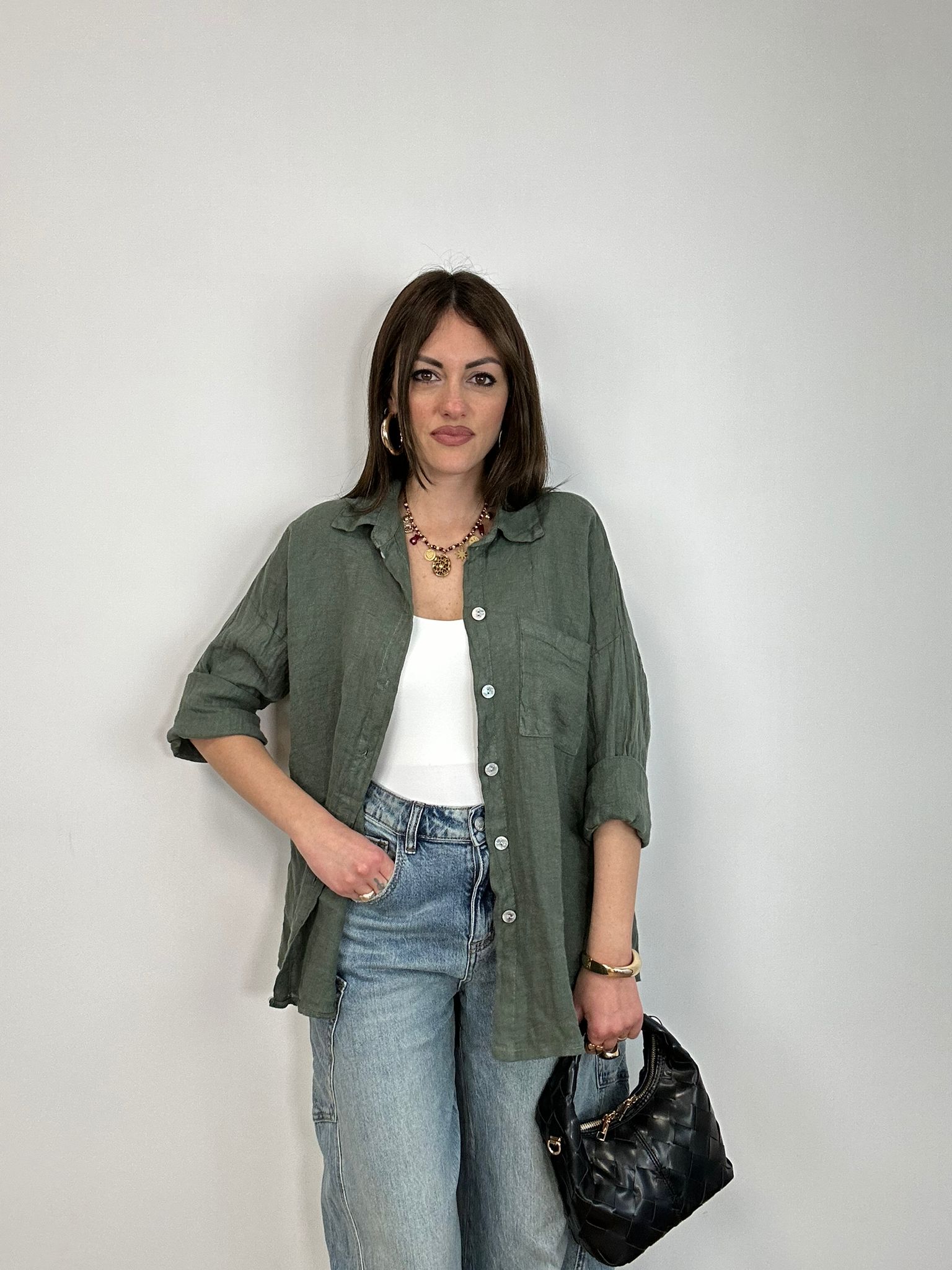 Camicia 25135 - Verde