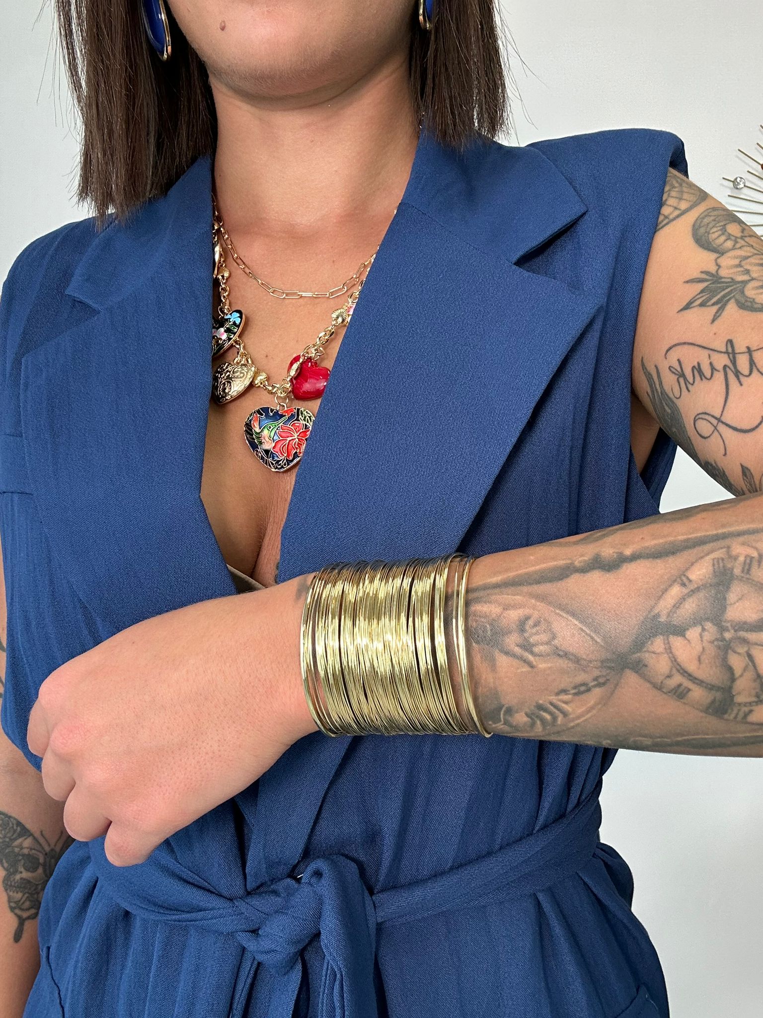 Bracciale con fili - Oro
