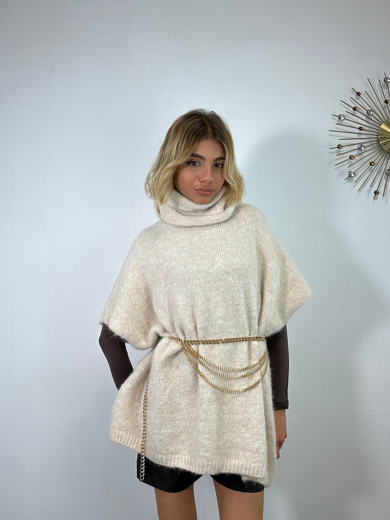 Maxi Maglione 3028 - Panna