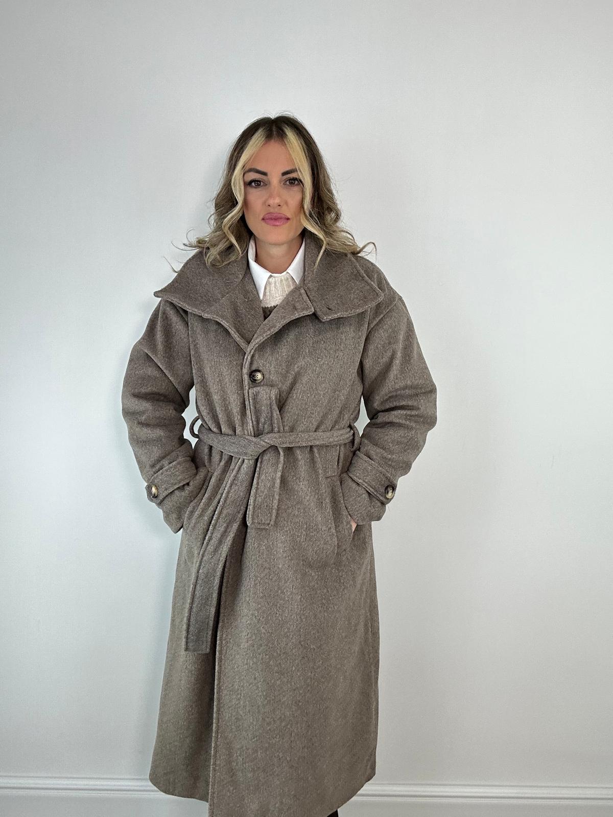 Cappotto Lungo 5937 - Fango