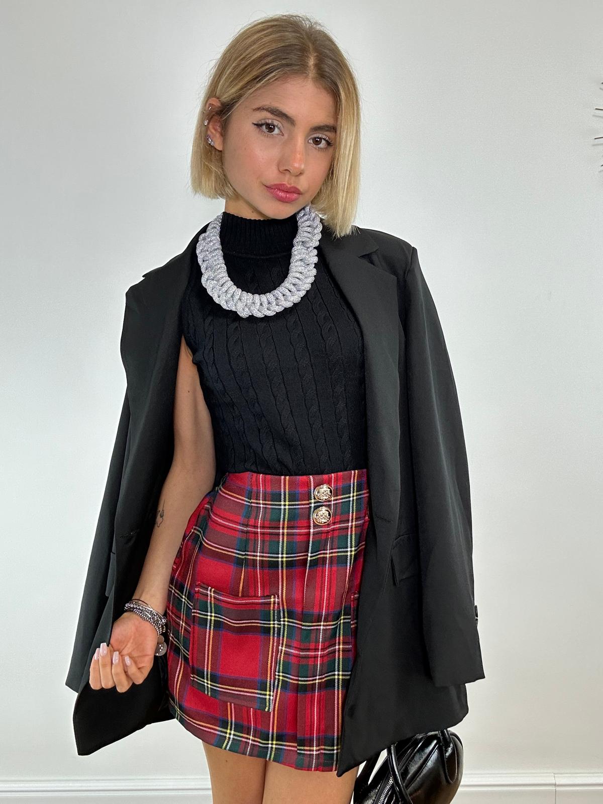 Gonna Tartan 30744 - Rosso