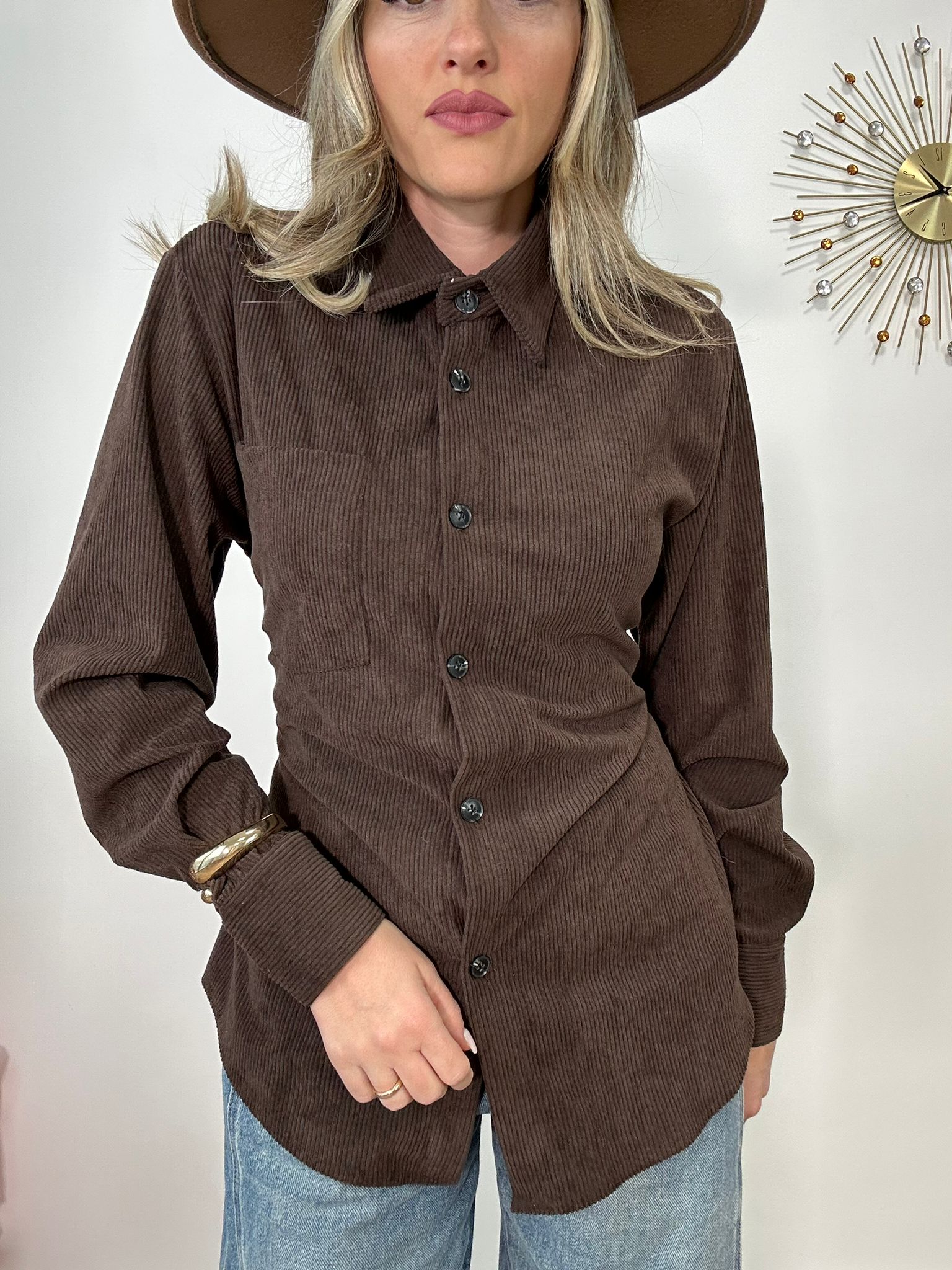 Camicia 6805 - Marrone