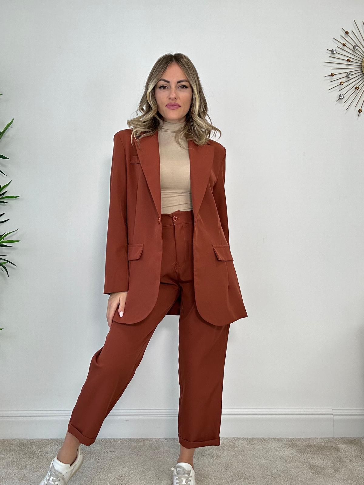 Tailleur Barcellona (Blazer + Pantalone) Coccio