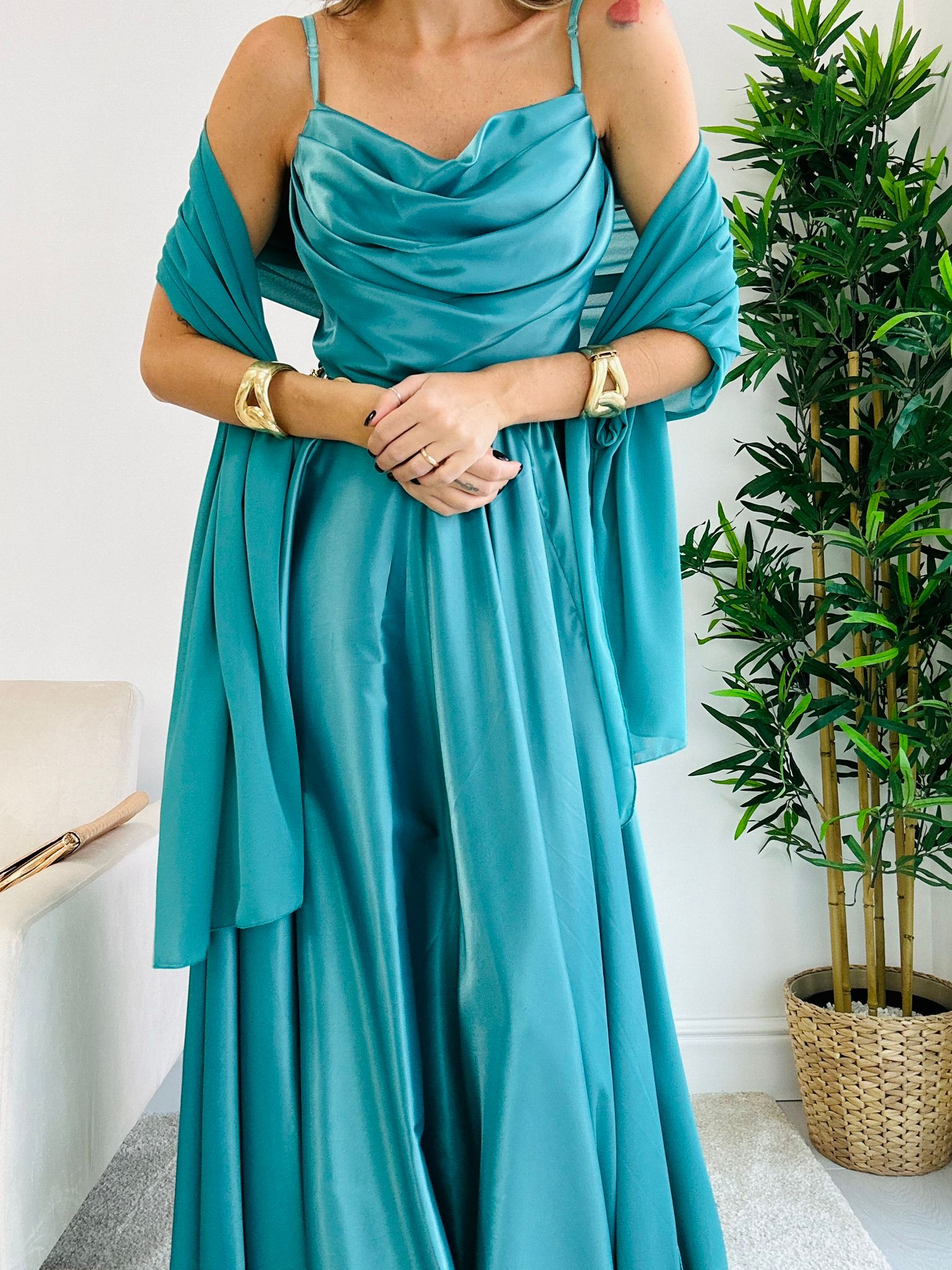 Robe Andromède - Turquoise